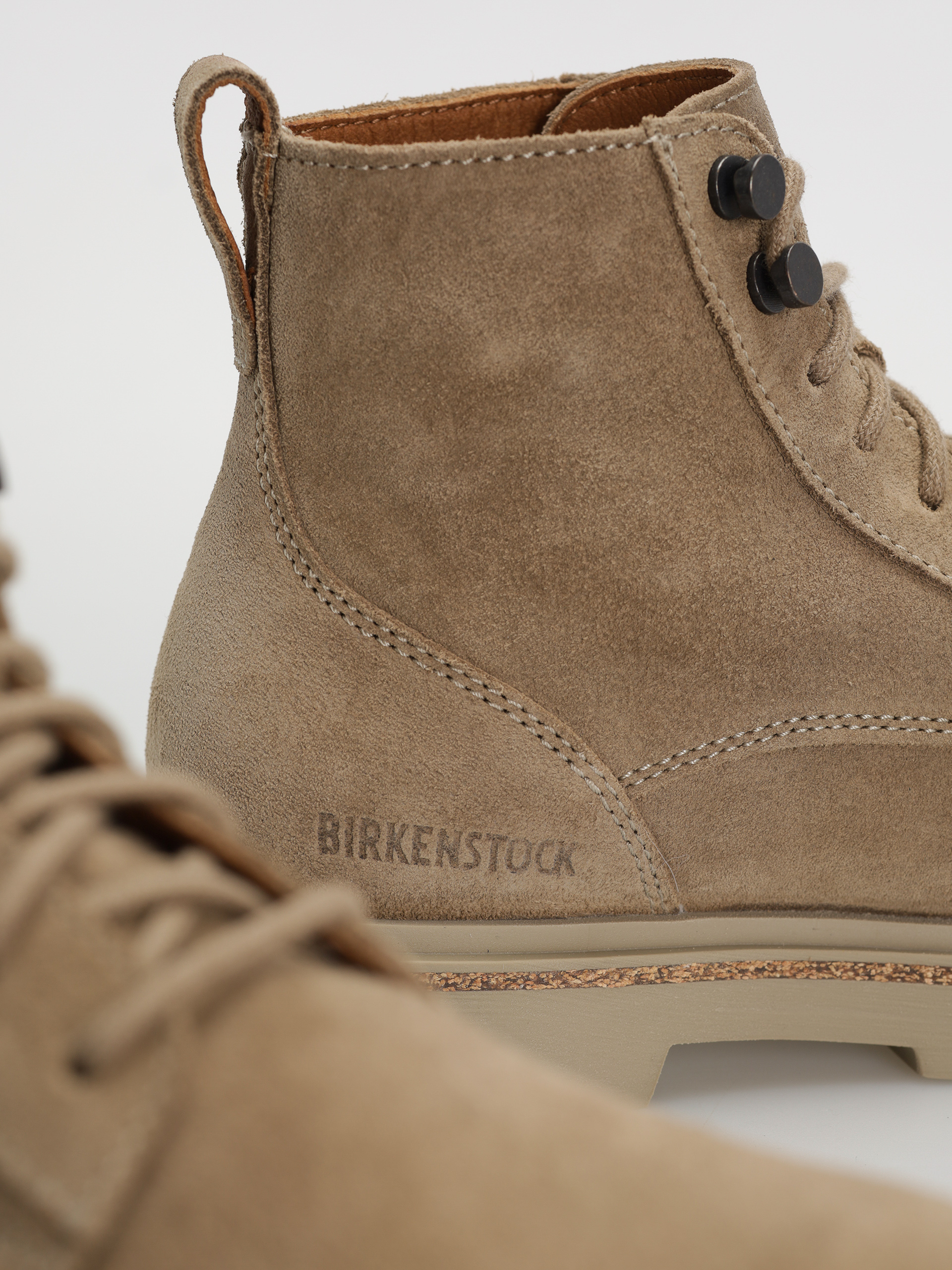Buty Birkenstock Highwood Lace Mid Suede Leather Narrow Wmn (taupe)