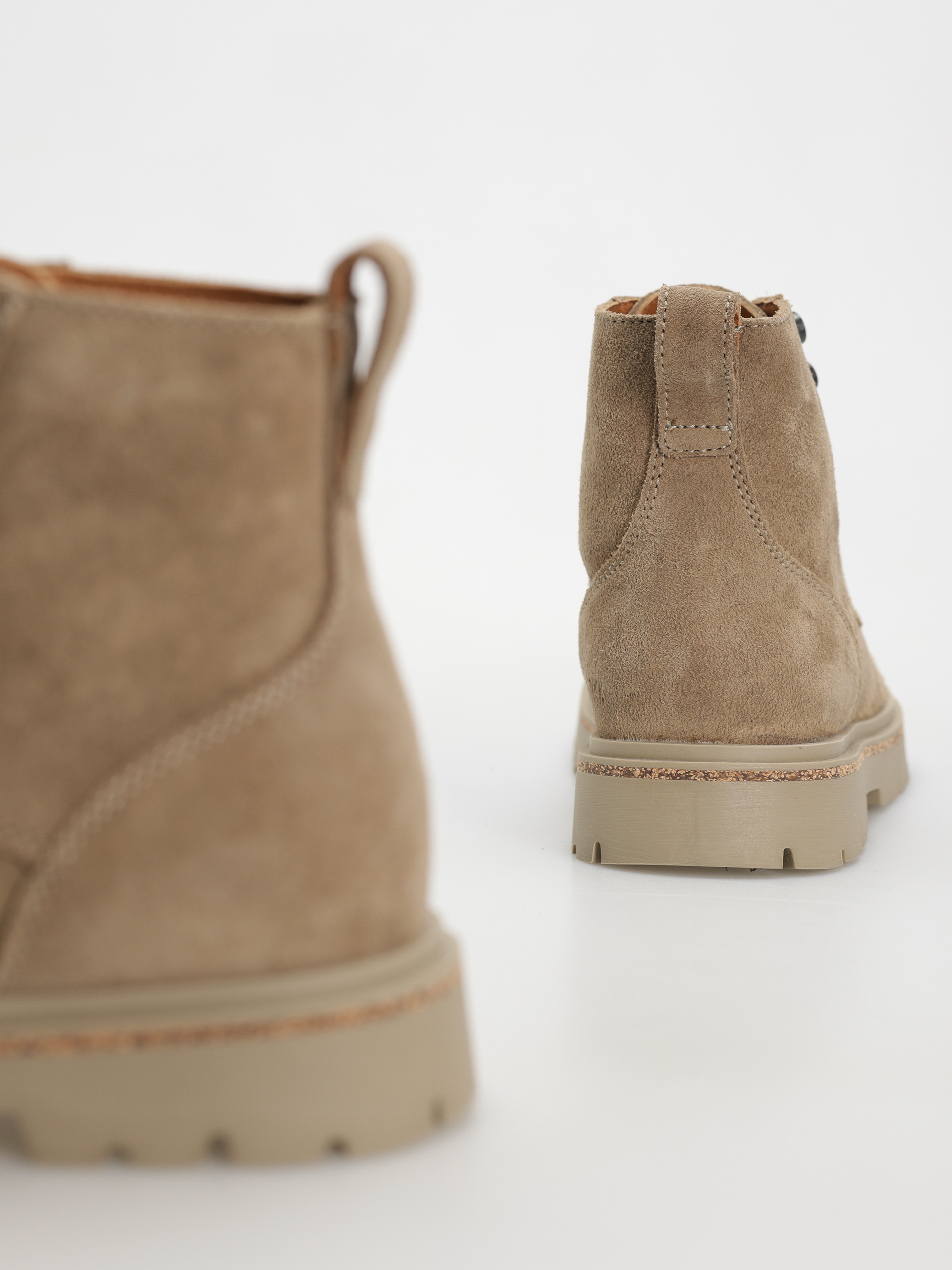 Buty Birkenstock Highwood Lace Mid Suede Leather Narrow Wmn (taupe)