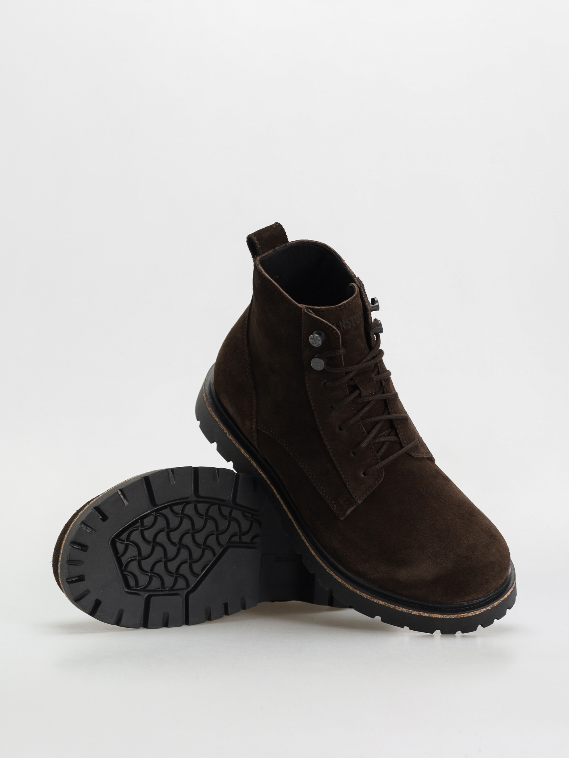 Buty Birkenstock Highwood Lace Mid Suede Leather Regular (mocha)