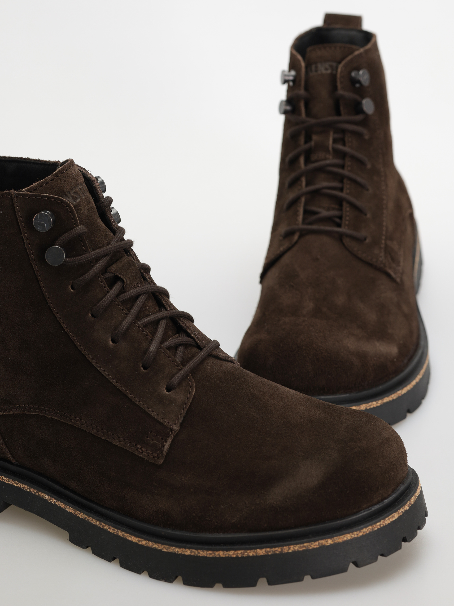 Buty Birkenstock Highwood Lace Mid Suede Leather Regular (mocha)