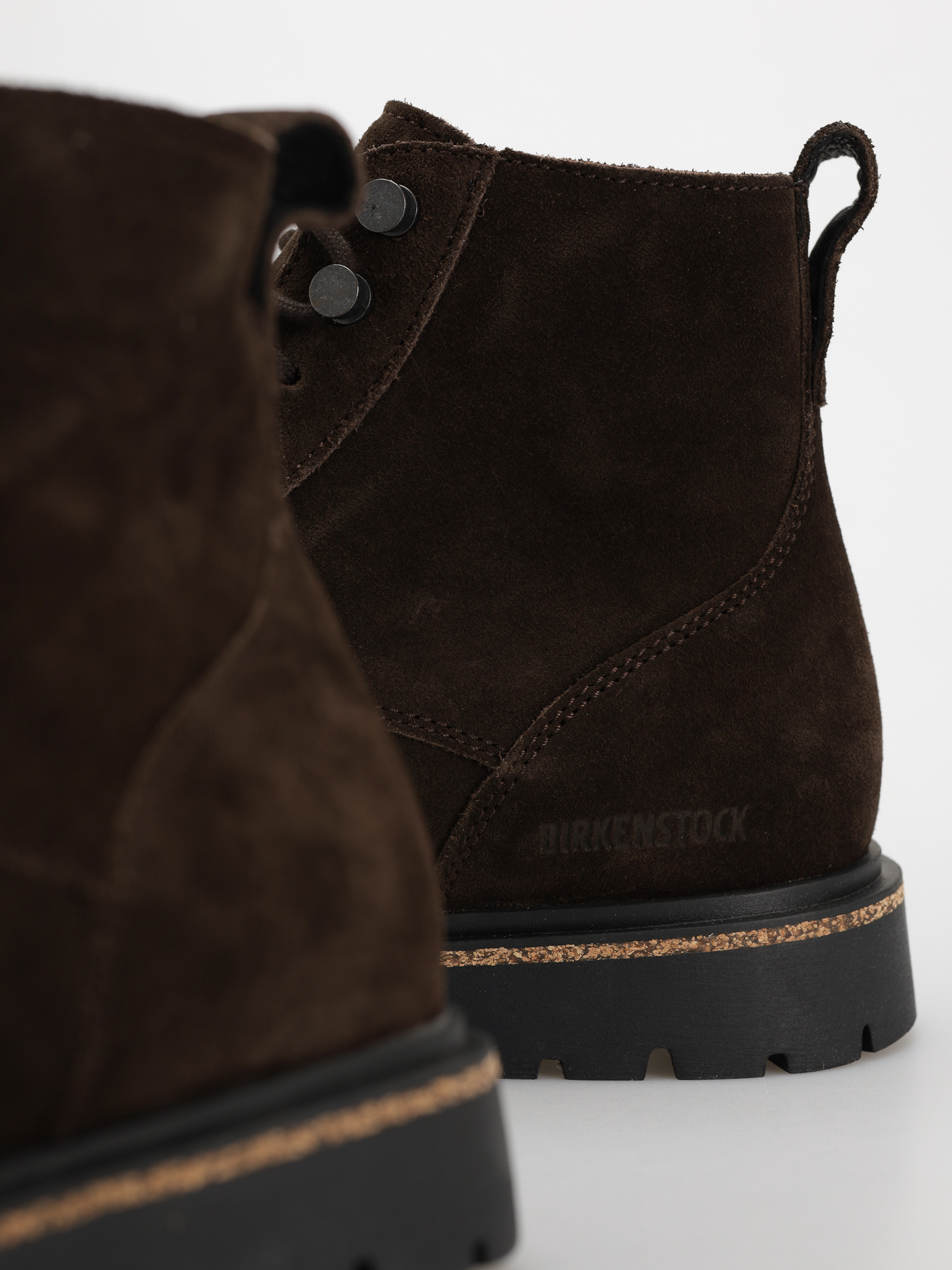 Buty Birkenstock Highwood Lace Mid Suede Leather Regular (mocha)