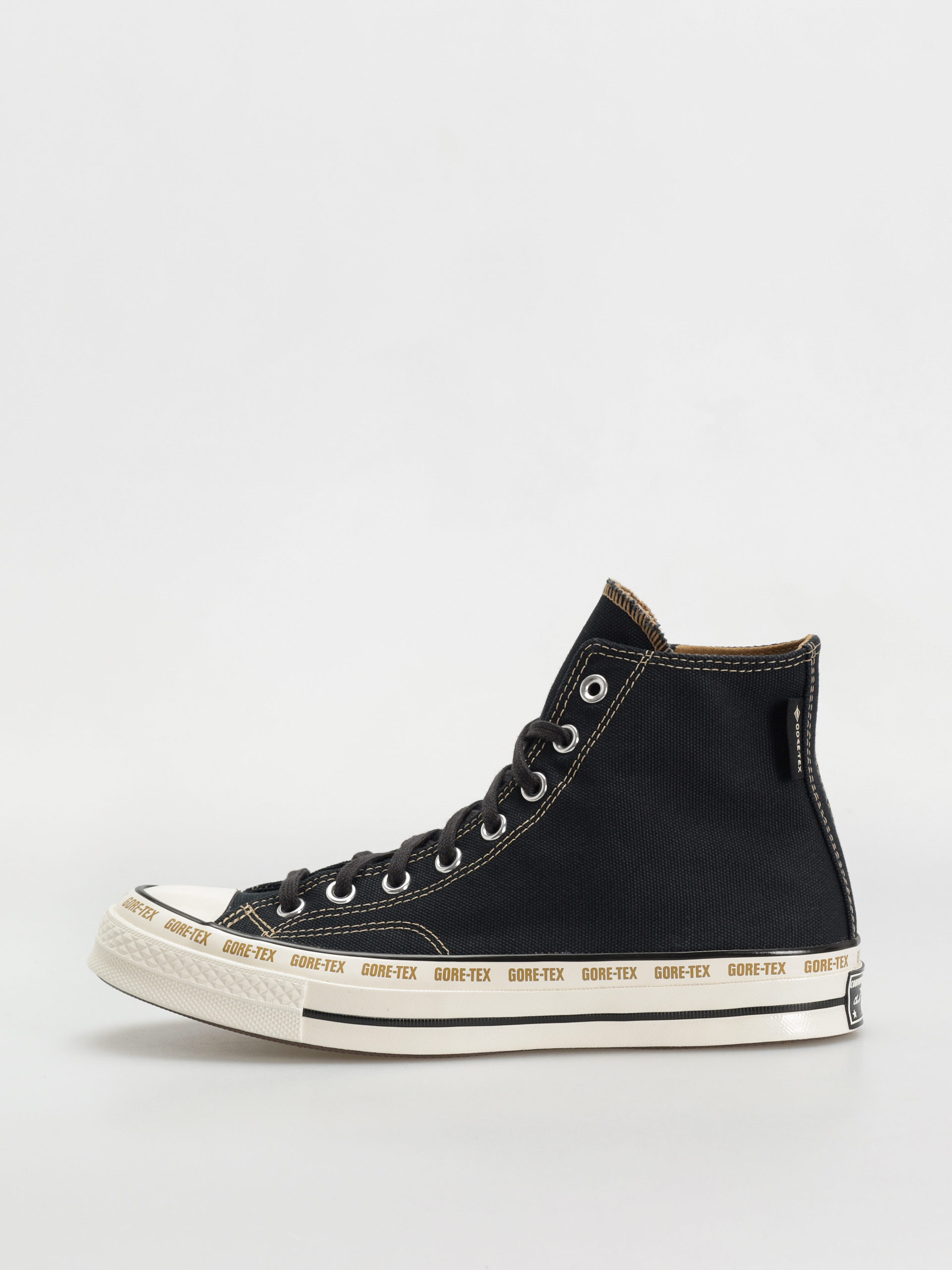 Trampki Converse Chuck 70 GTX Hi - czarny (black/toadstool tan/egret)