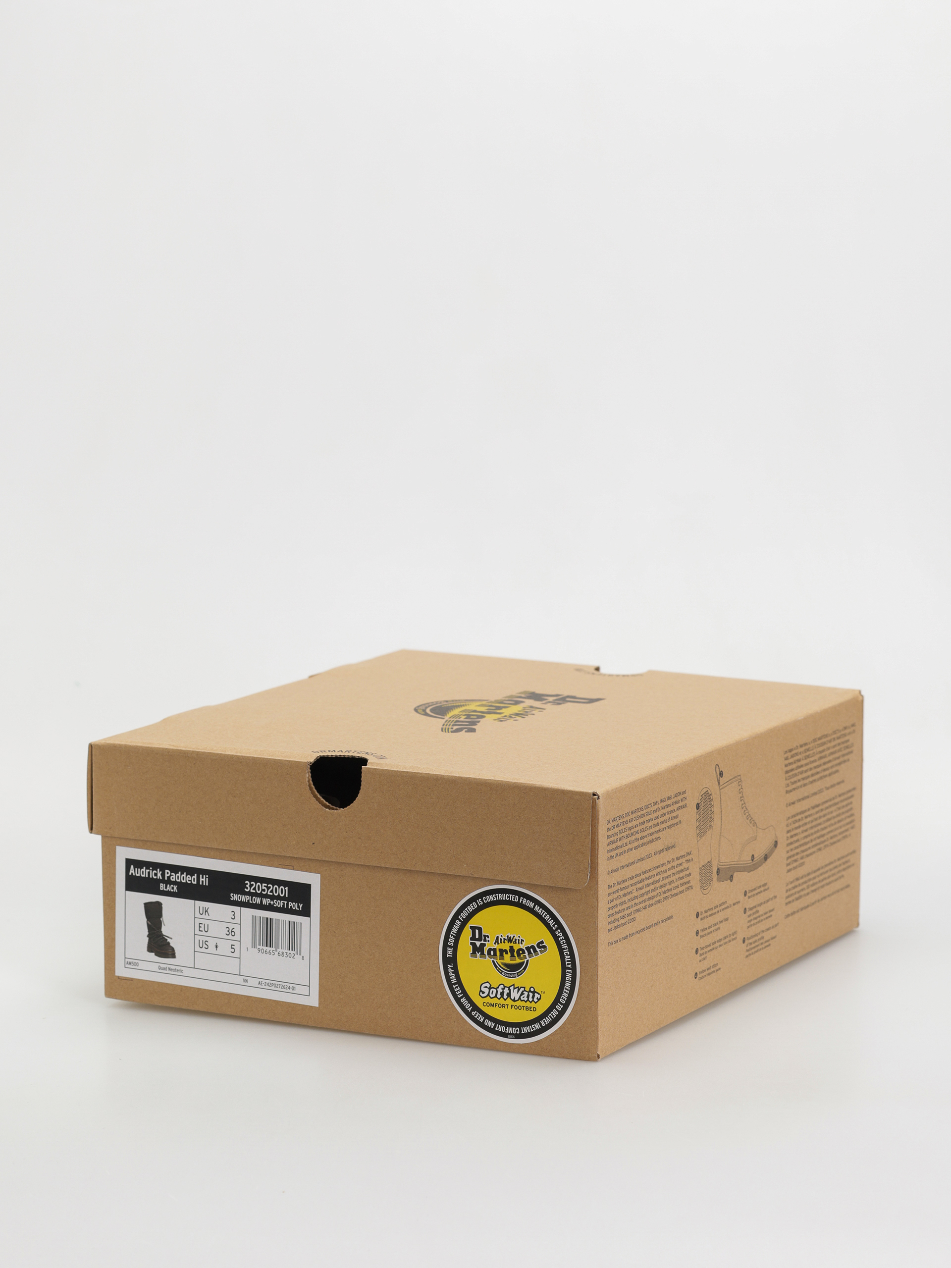 Buty Dr. Martens Audrick Padded Hi Wmn (black snowplow wp/soft poly)