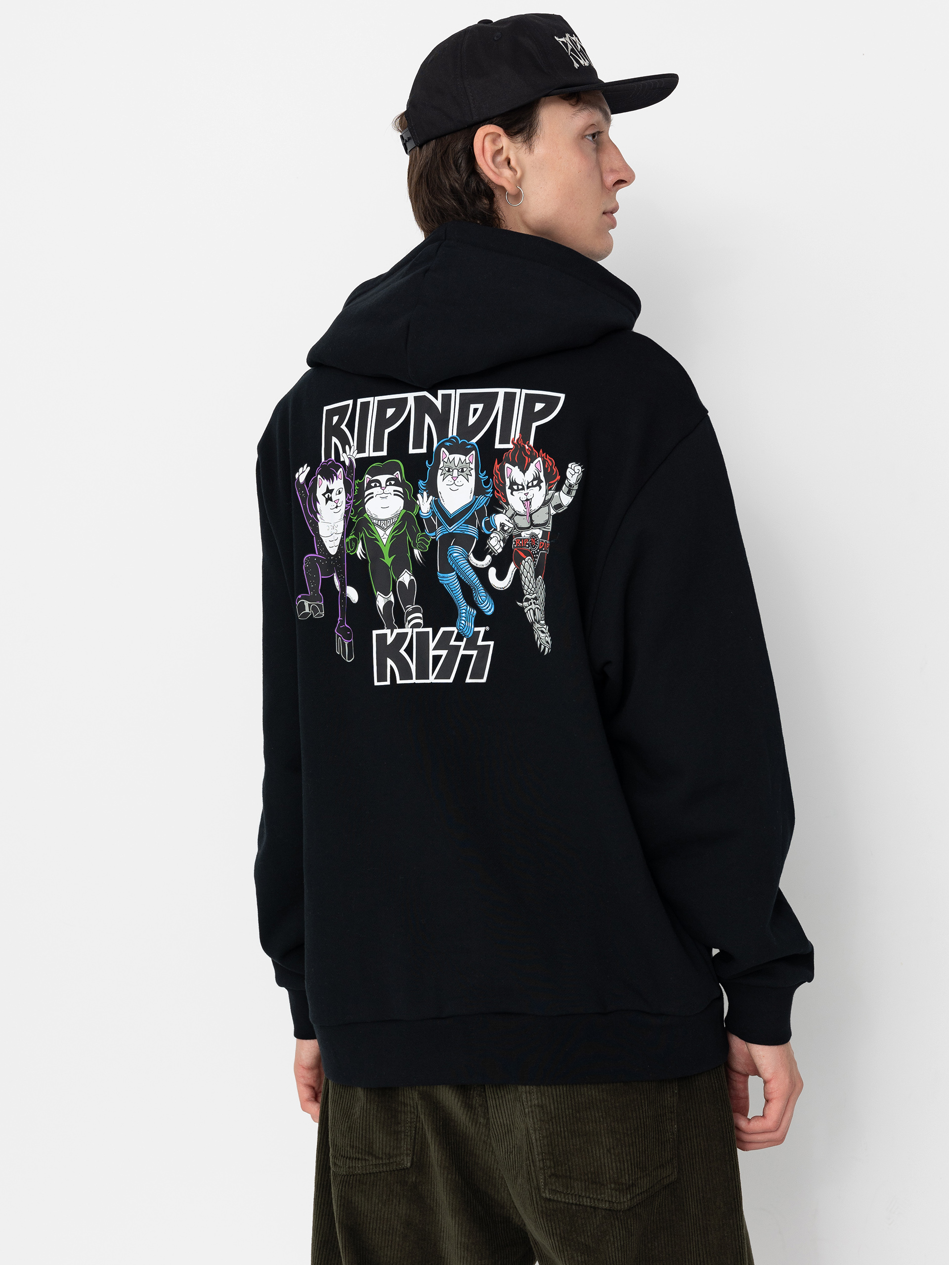 Bluza z kapturem RipNDip Ily Fuckin Fuck HD - czarny (black)