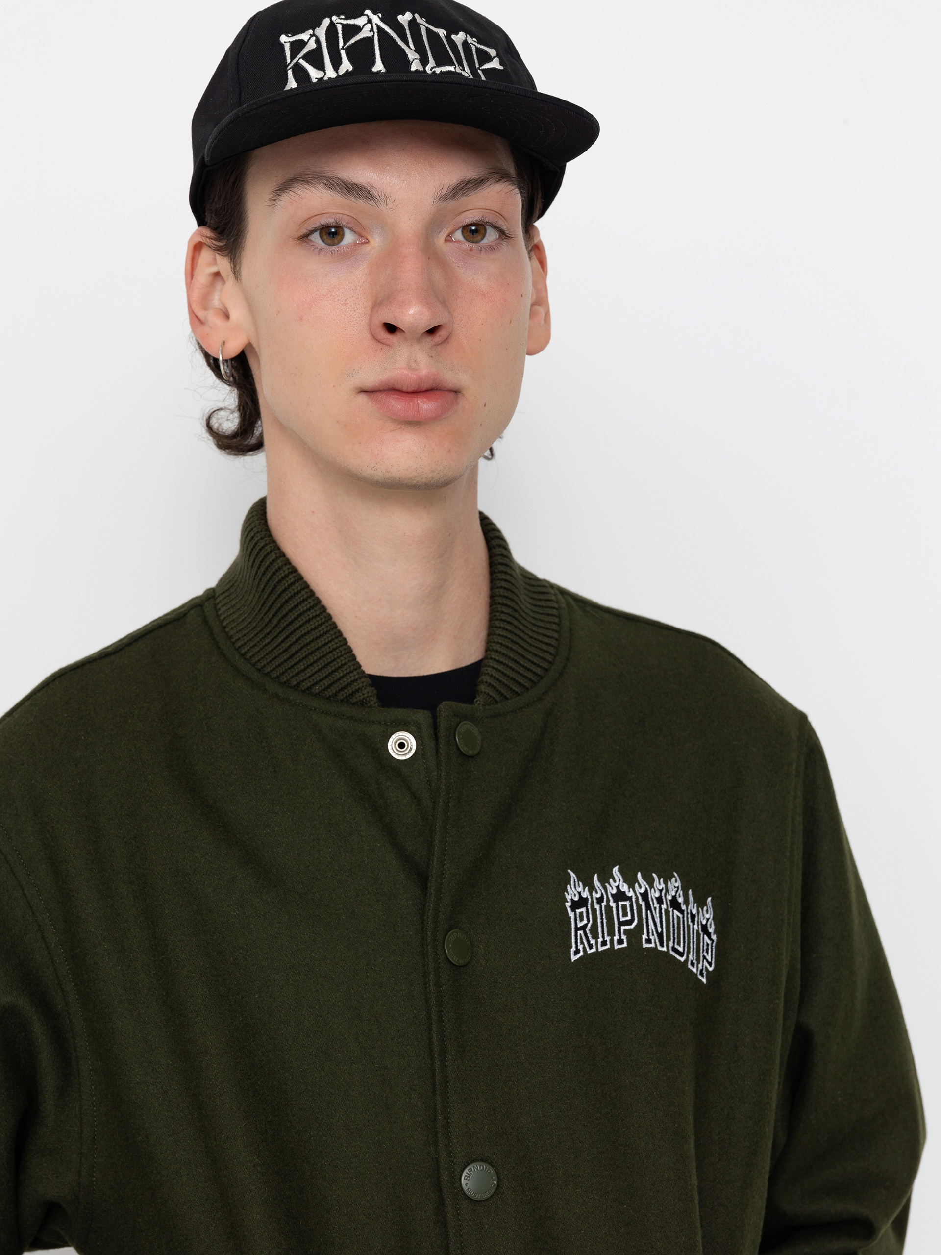 Kurtka RipNDip Fire Spirit Varsity (light forest)