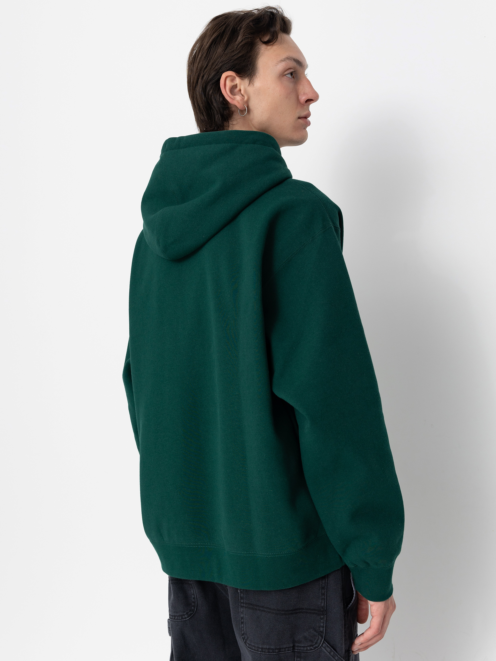 Bluza z kapturem OBEY Quality Dissent HD (rain forest)