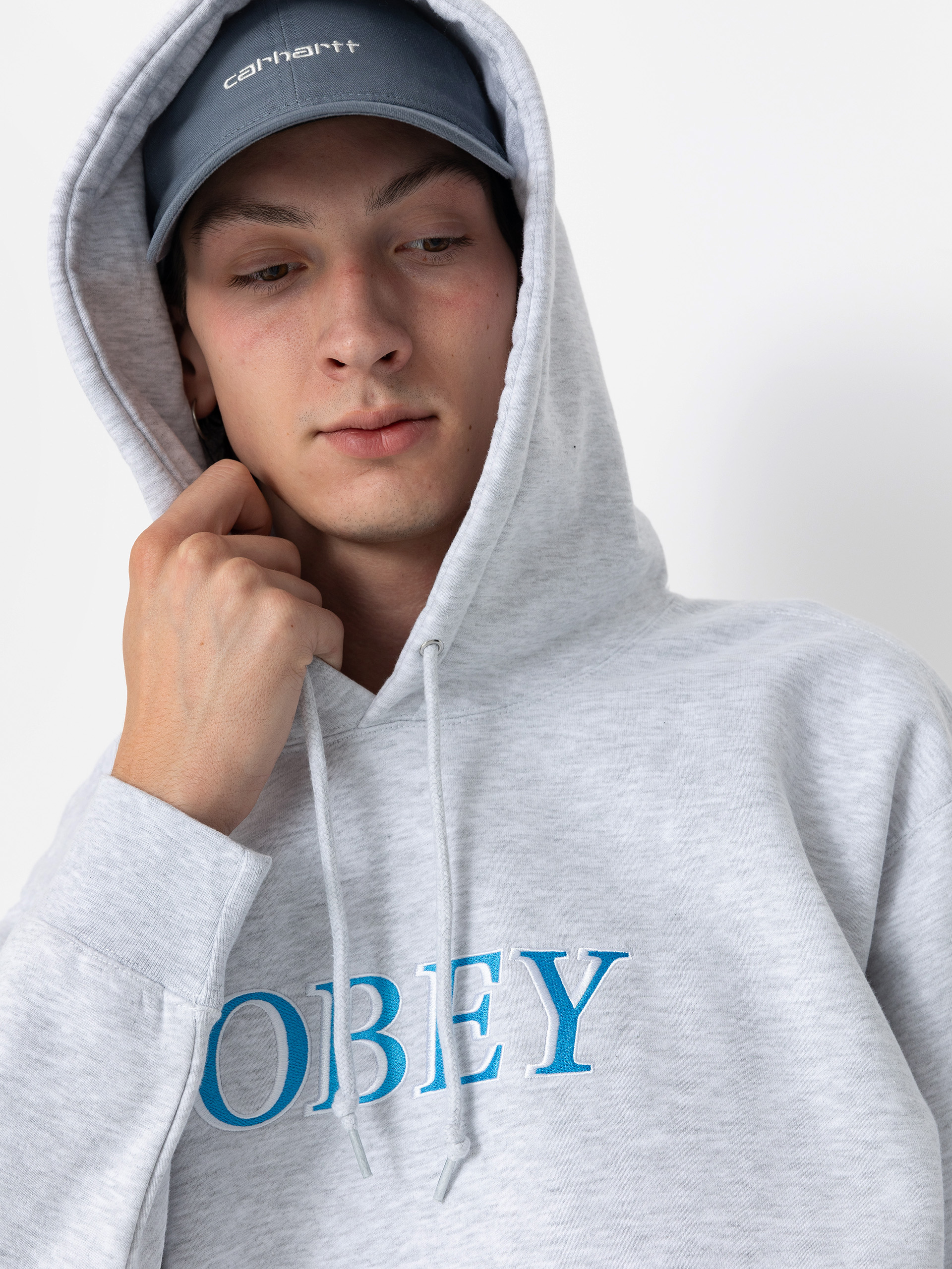 Bluza z kapturem OBEY Rhythm HD (ash grey)