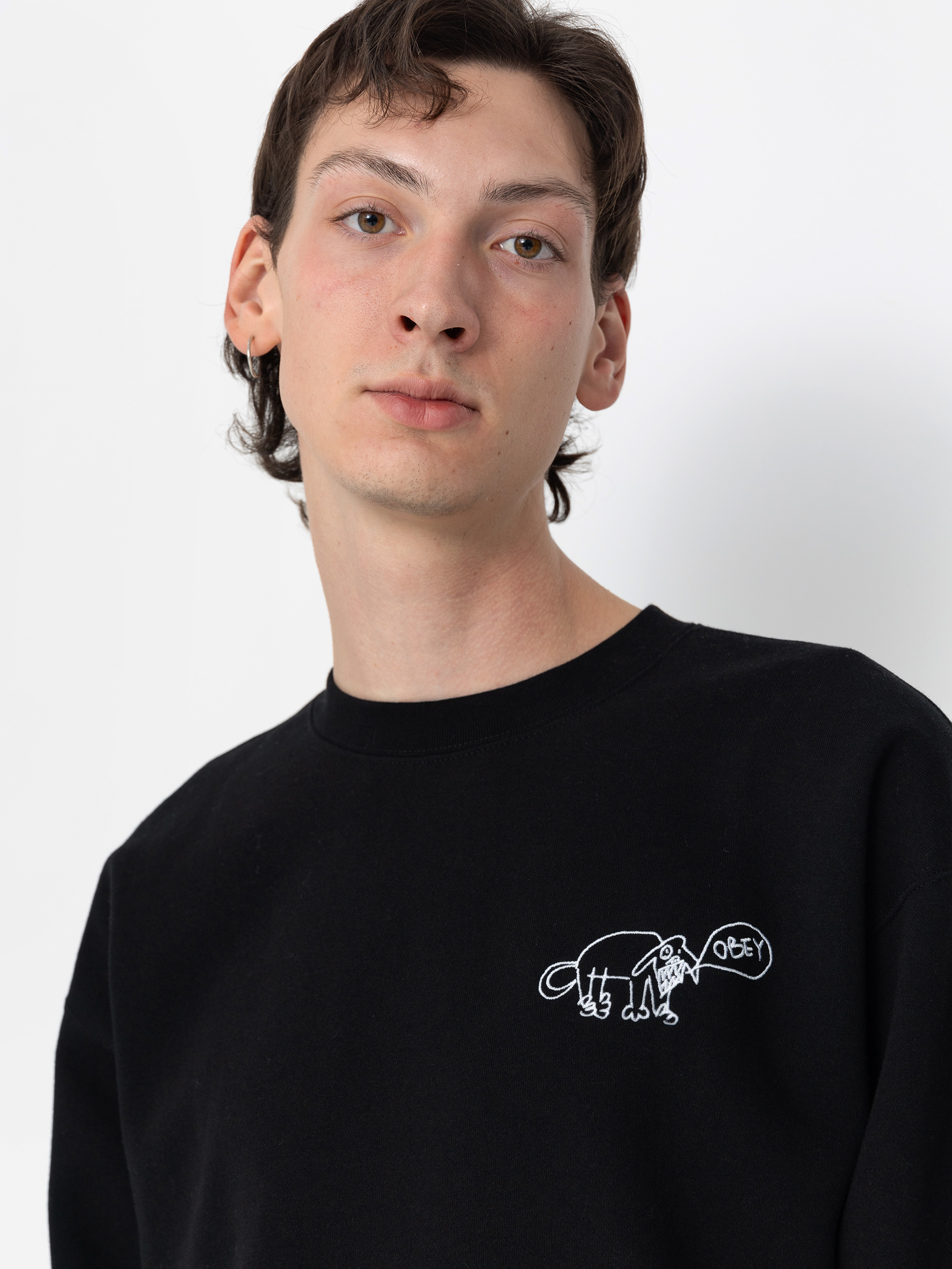Bluza OBEY Dog Doodle (black)