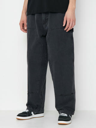 Spodnie OBEY Bigwig Denim Carpenter (black faded wash)