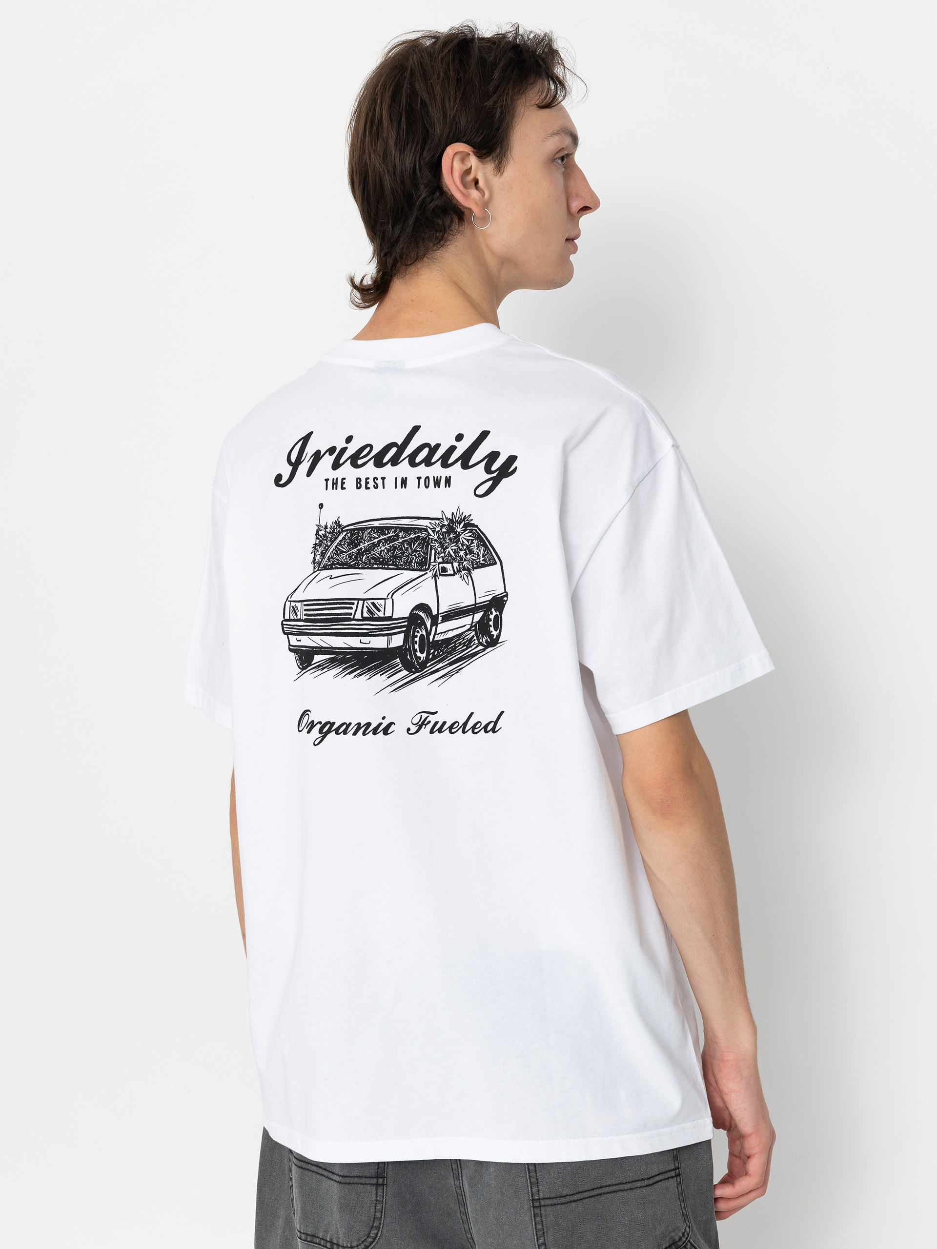 T-shirt Iriedaily Organic Fueled (white)