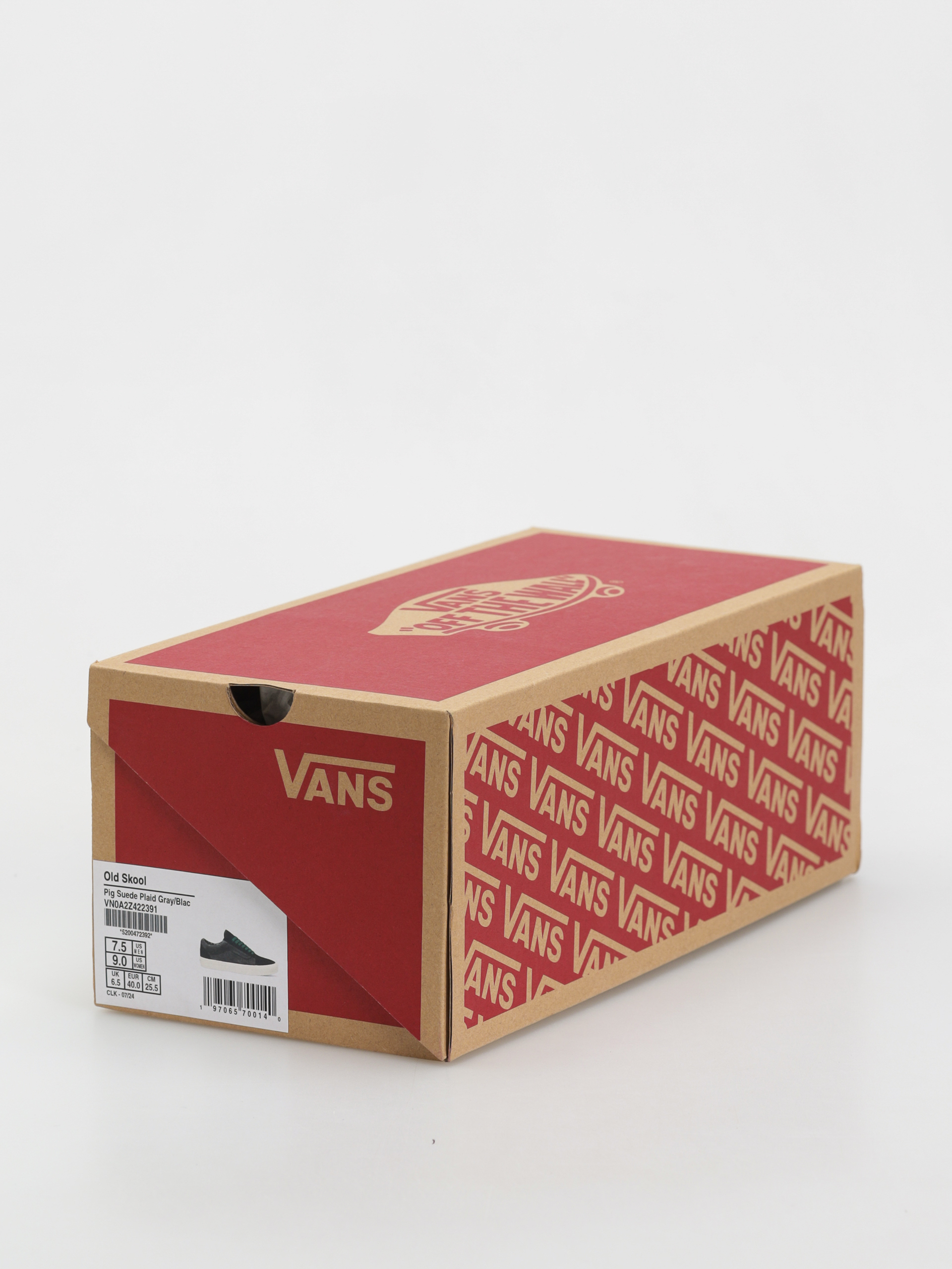 Buty Vans Old Skool (pig suede plaid gray/black)