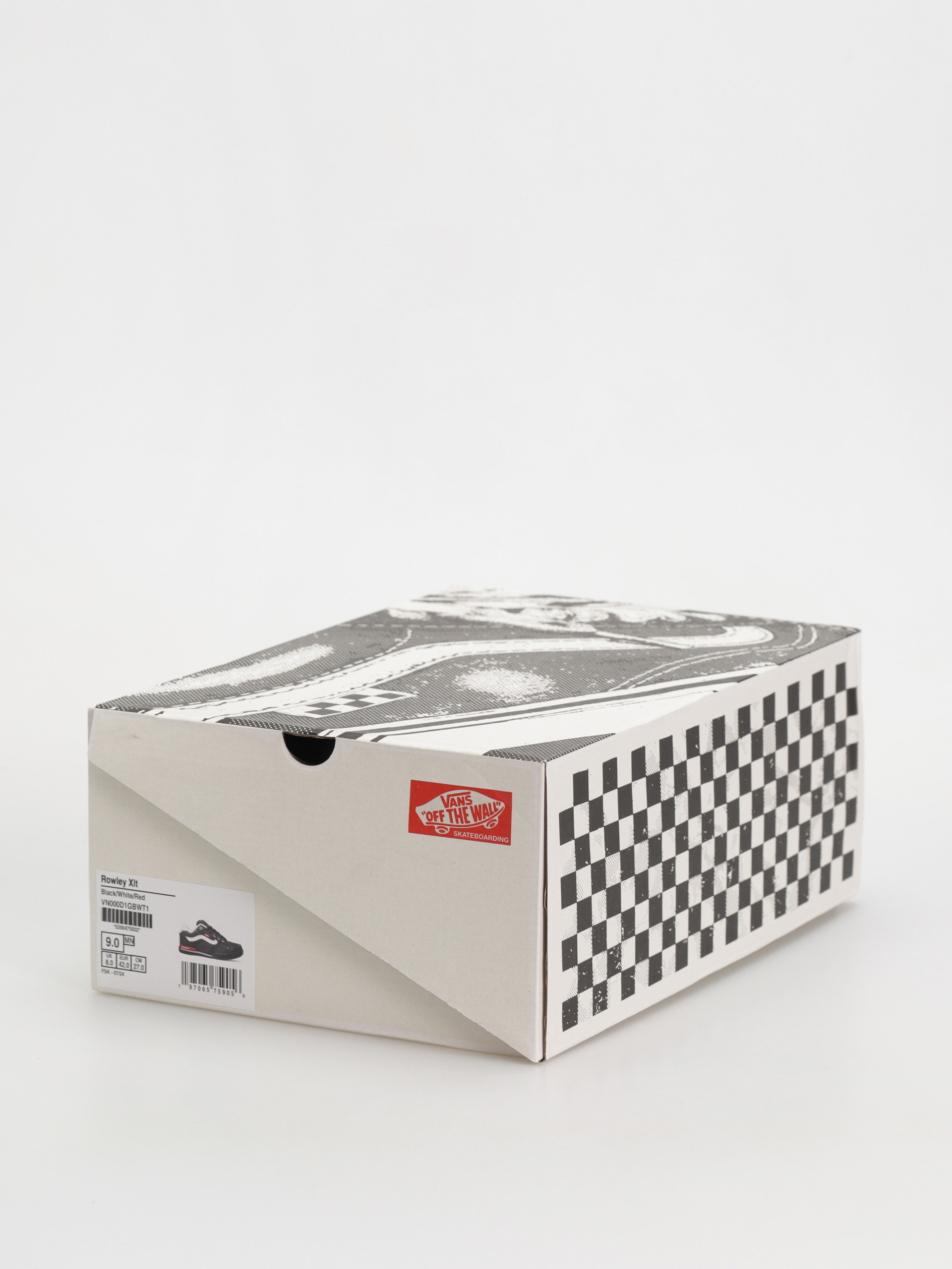 Buty Vans Rowley Xlt (black/white/red)