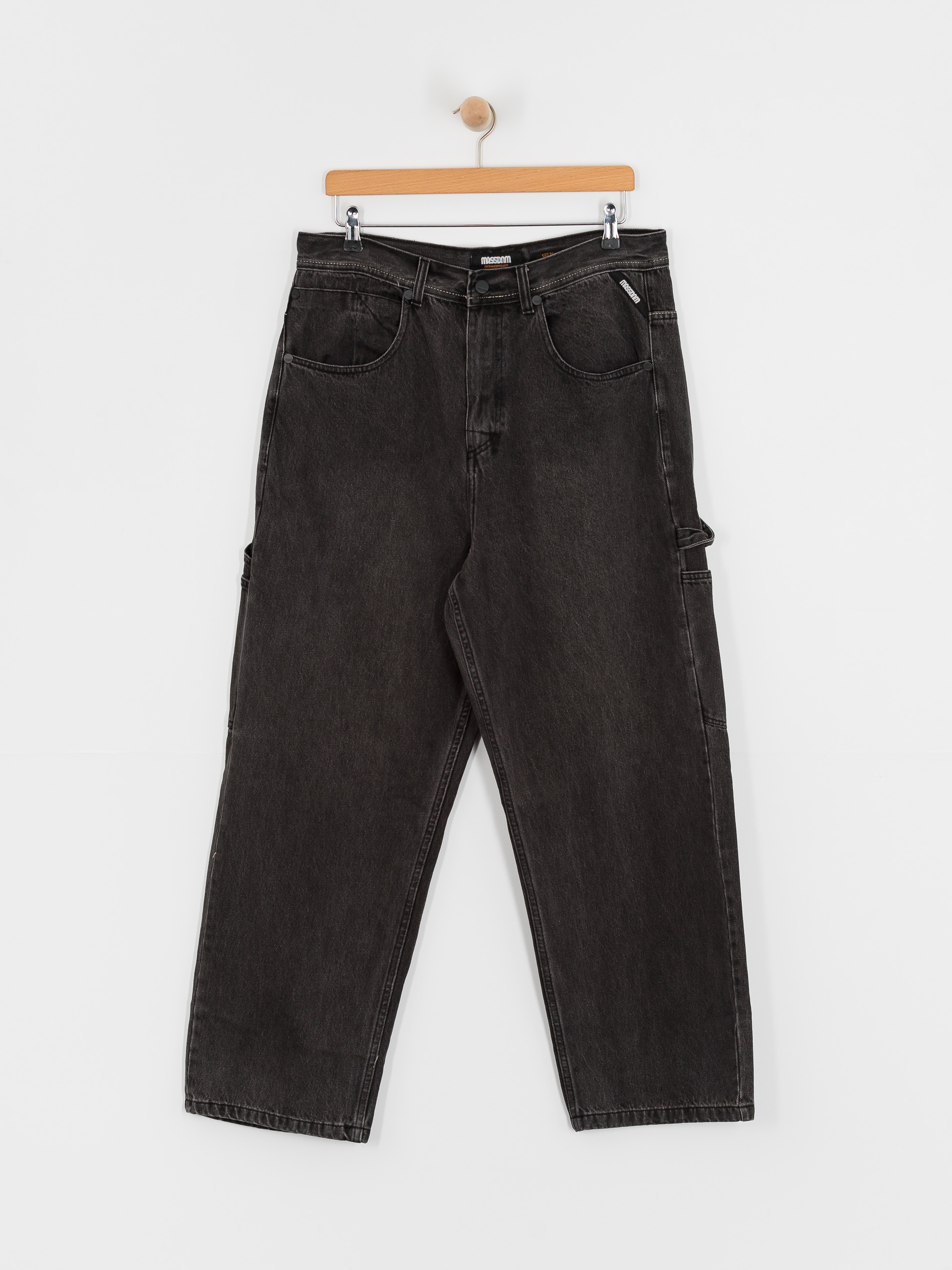 Spodnie MassDnm Jeans Prospect (black washed)