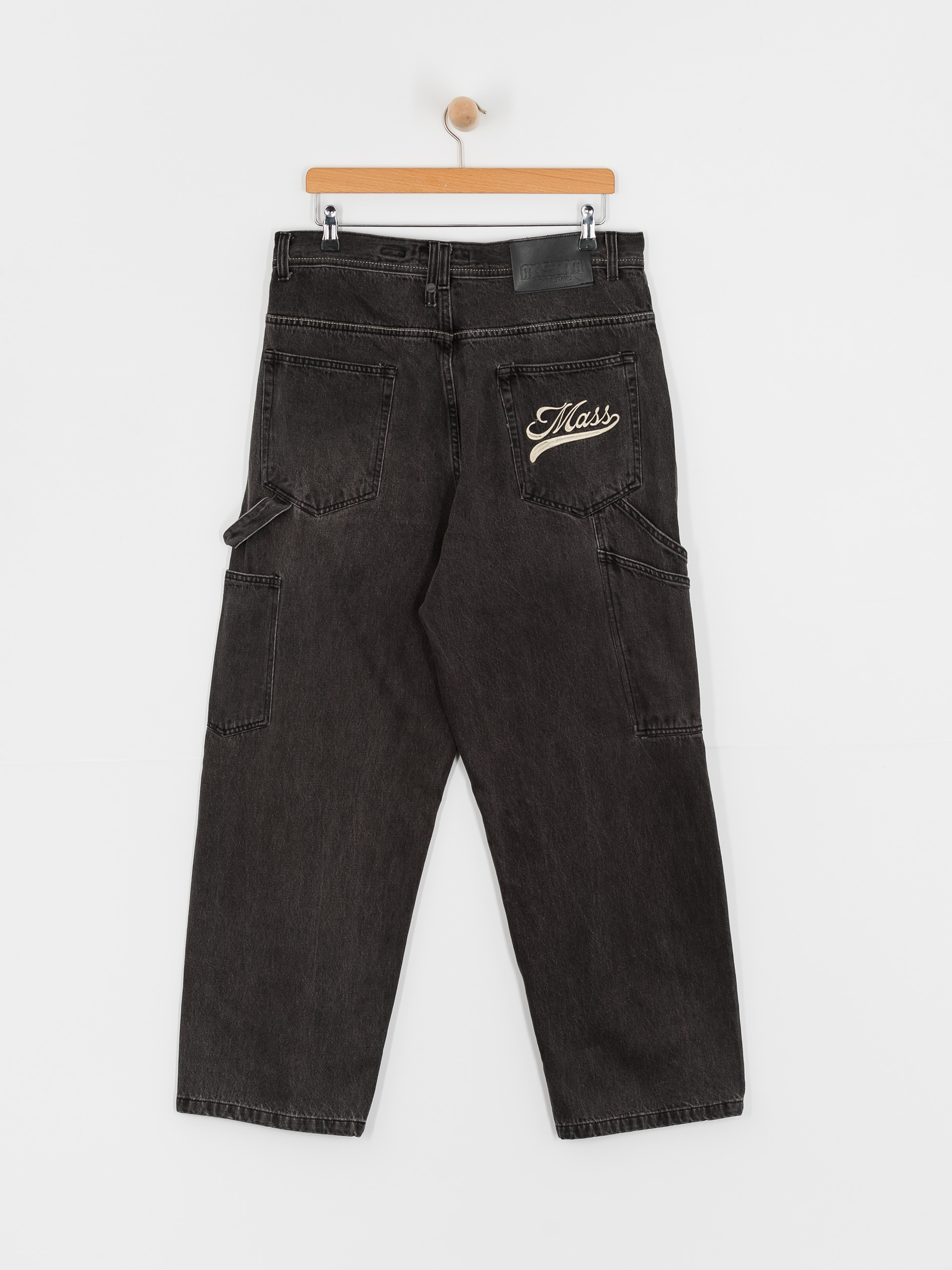 Spodnie MassDnm Jeans Prospect (black washed)