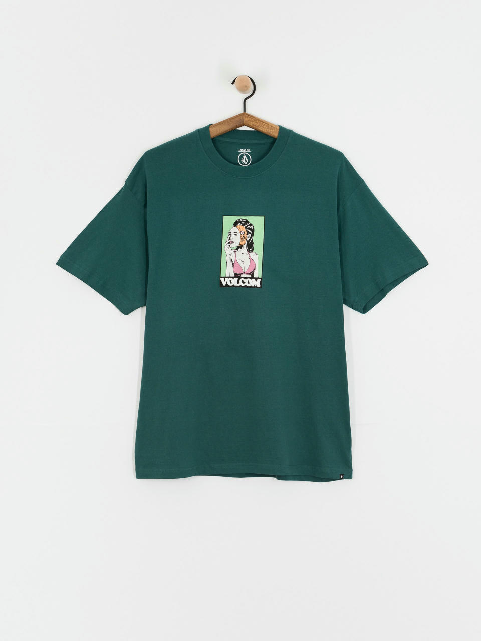 T-shirt Volcom Underfaced Lse (evergreen)