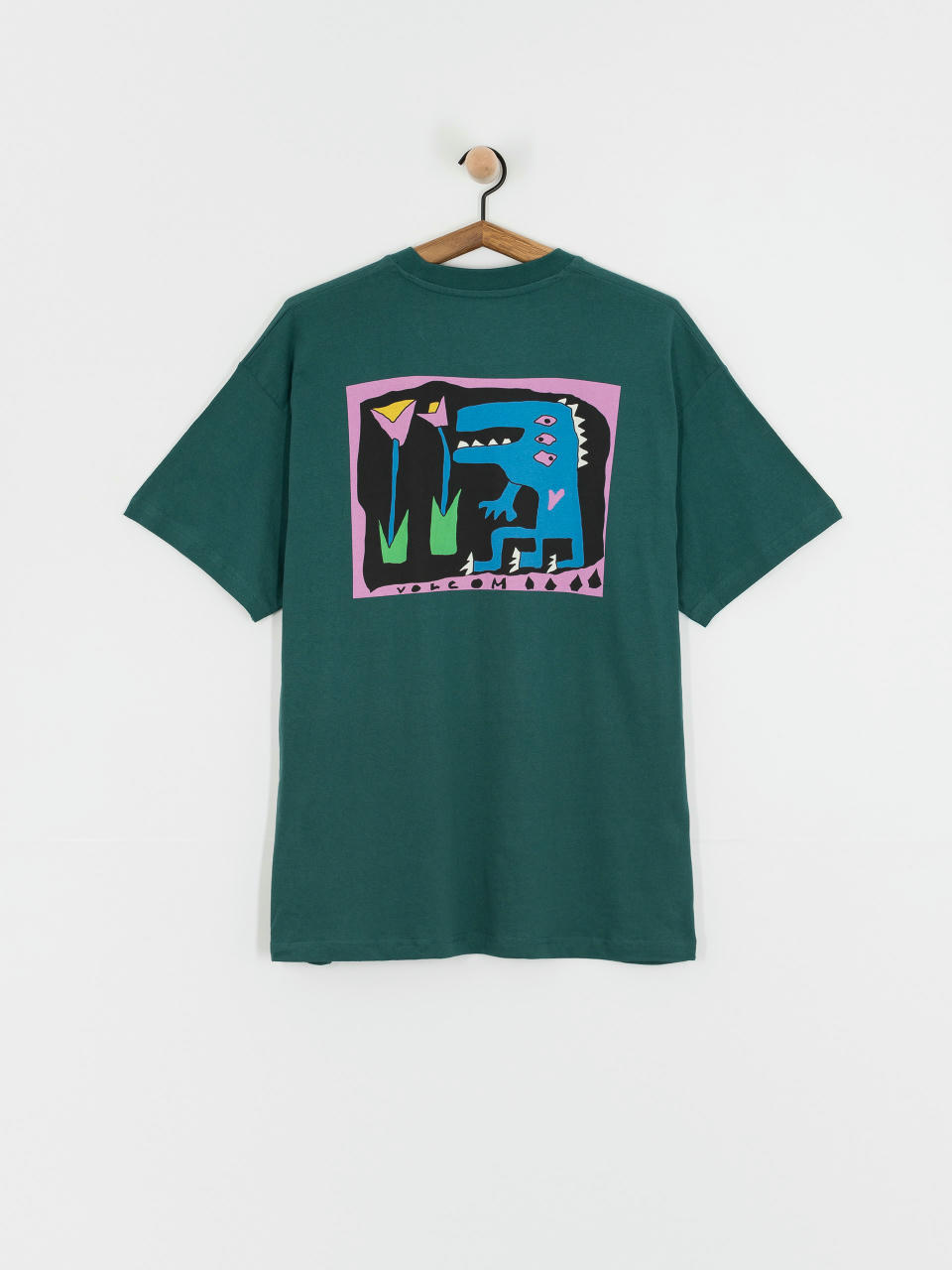 T-shirt Volcom Arthur Dino Lse (evergreen)