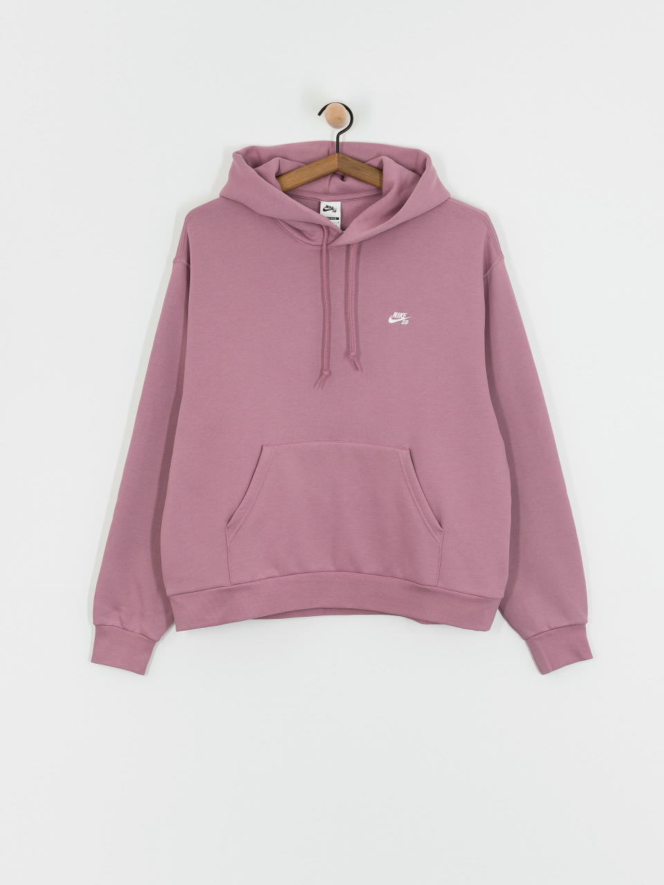 Bluza z kapturem Nike SB Essential Logo HD (plum dust/white)