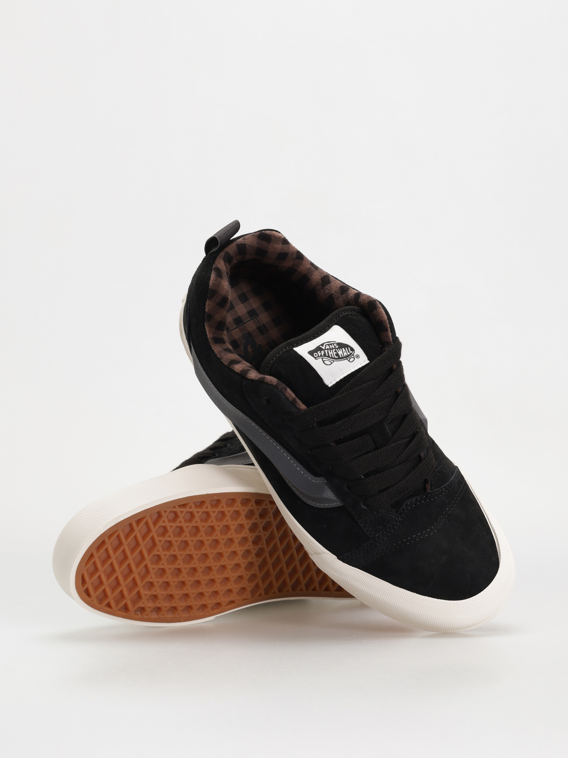 【レア】vans pro scull Buty Vans Knu Skool - zielony (pig suede plaid scarab)