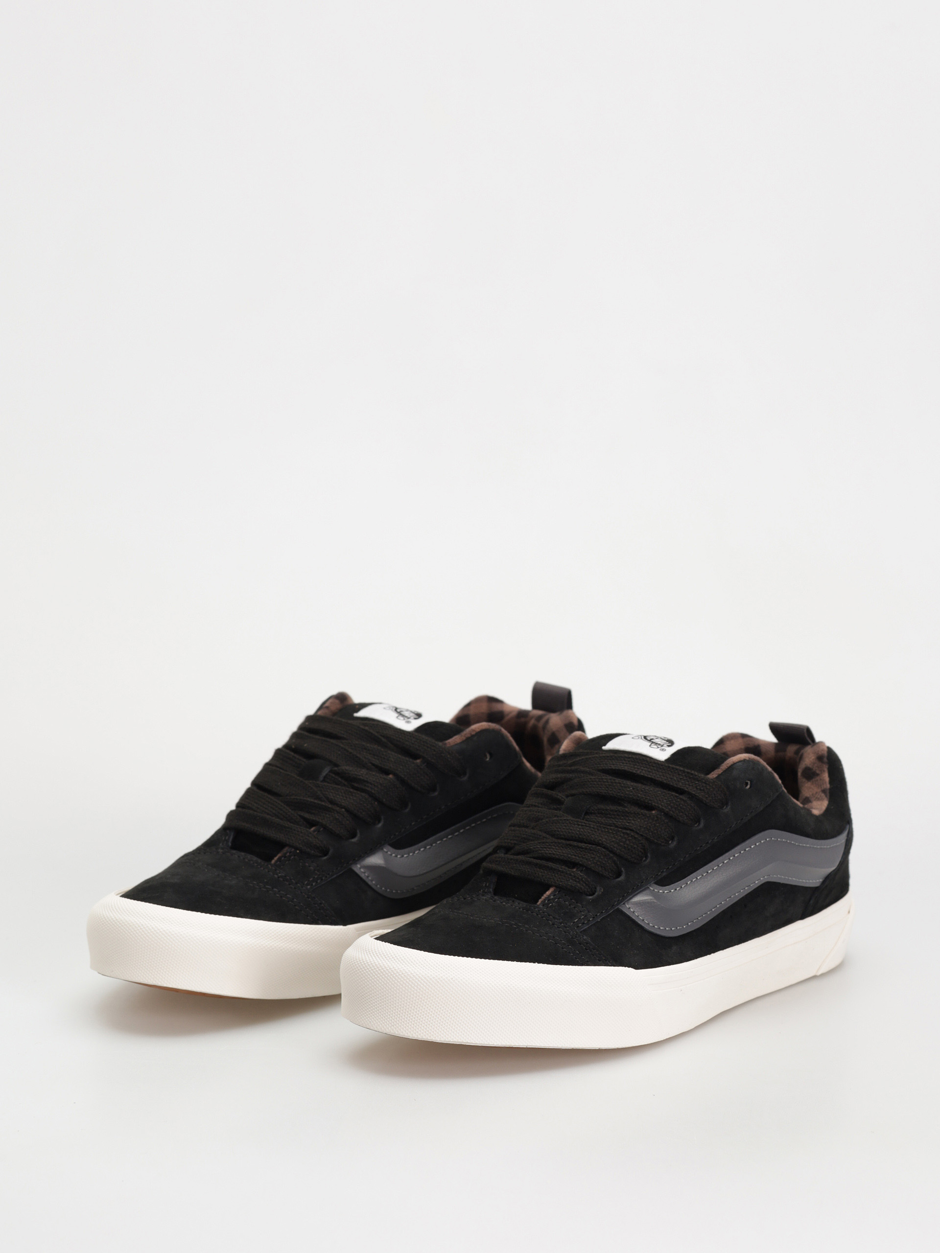 Buty Vans Knu Skool (pig suede plaid gray/black)