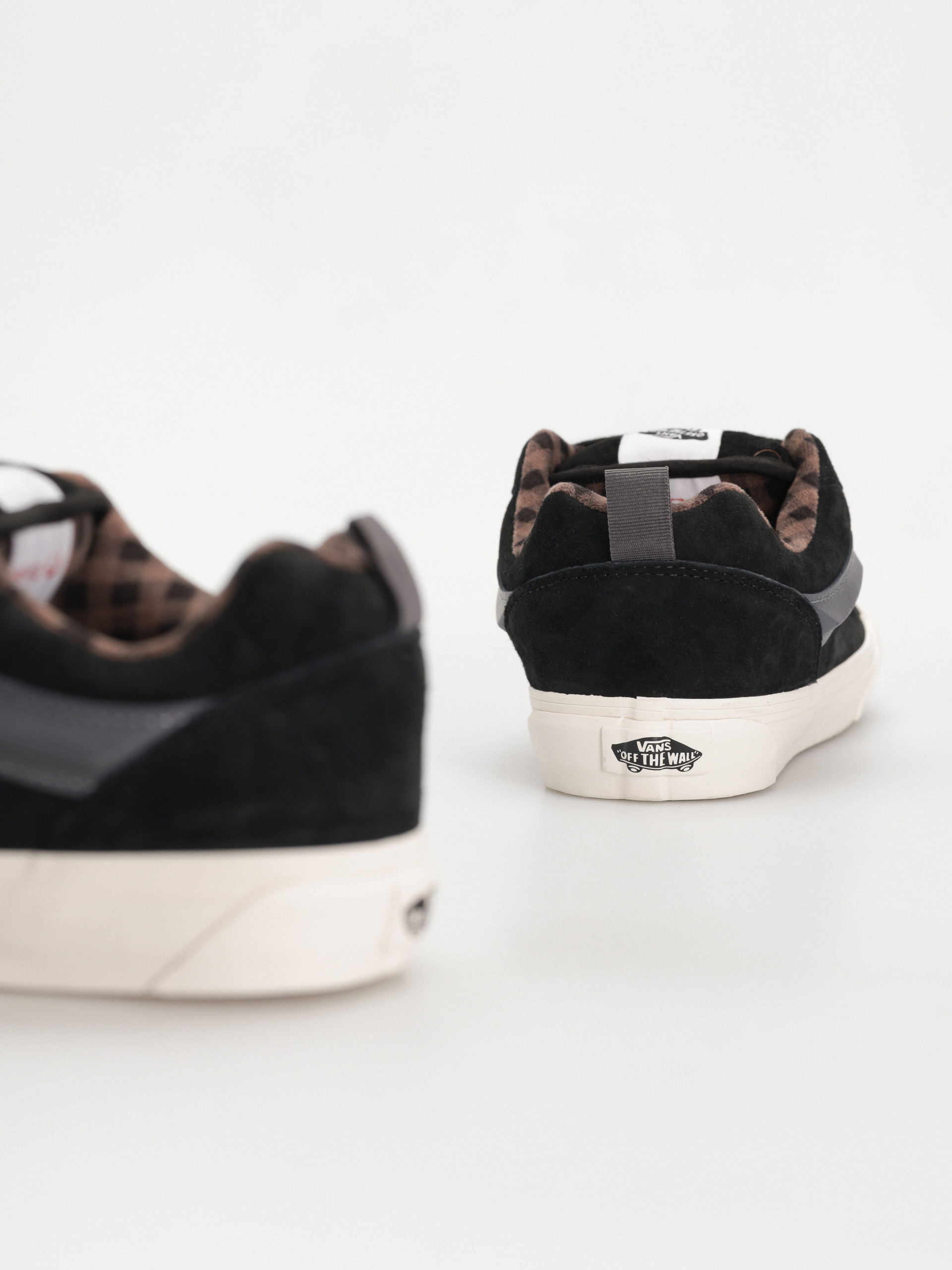 Buty Vans Knu Skool (pig suede plaid gray/black)