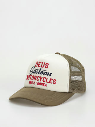 Czapka z daszkiem Deus Ex Machina Kamli Trucker (olive)