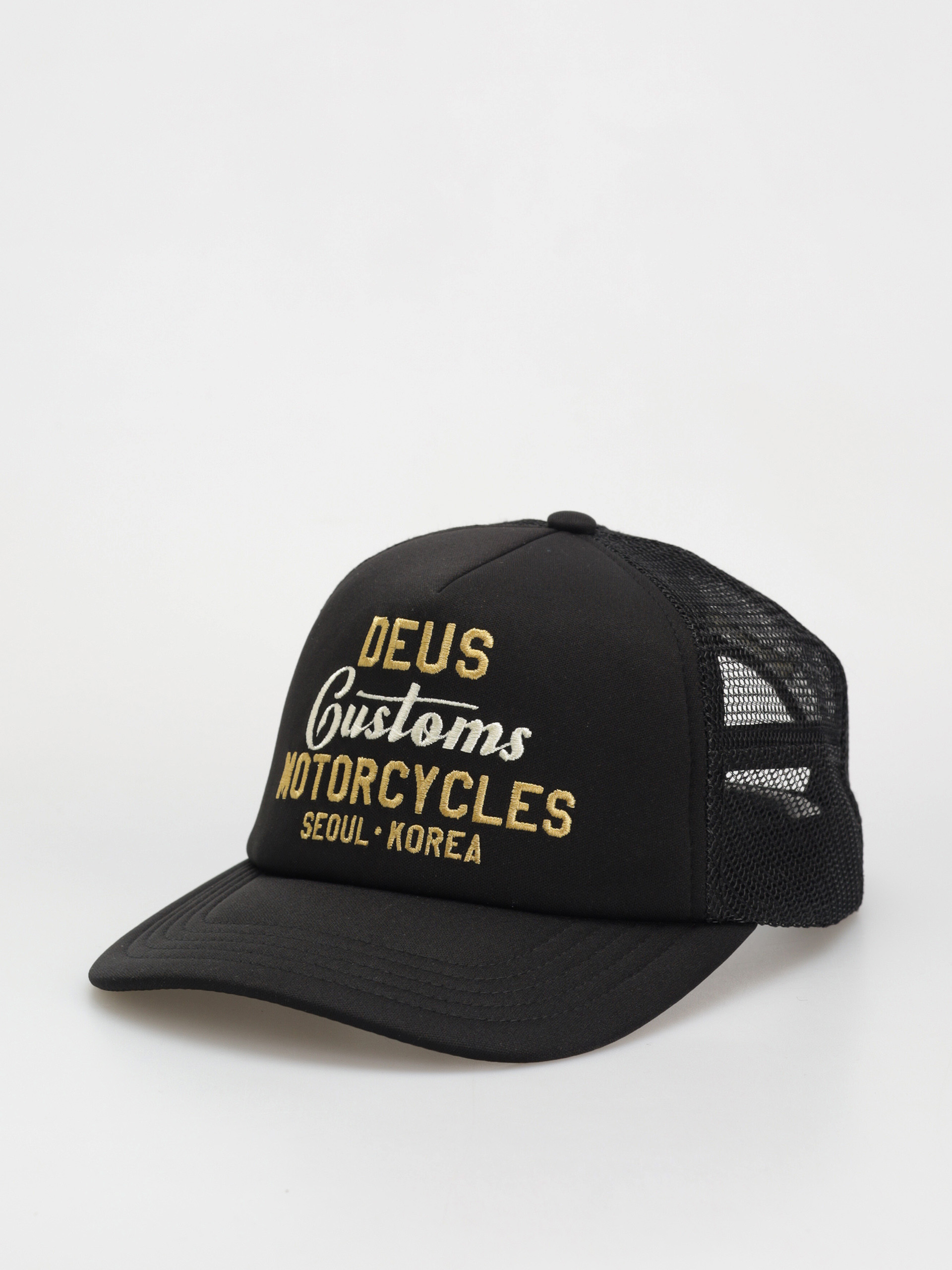 Czapka z daszkiem Deus Ex Machina Kamli Trucker (black)