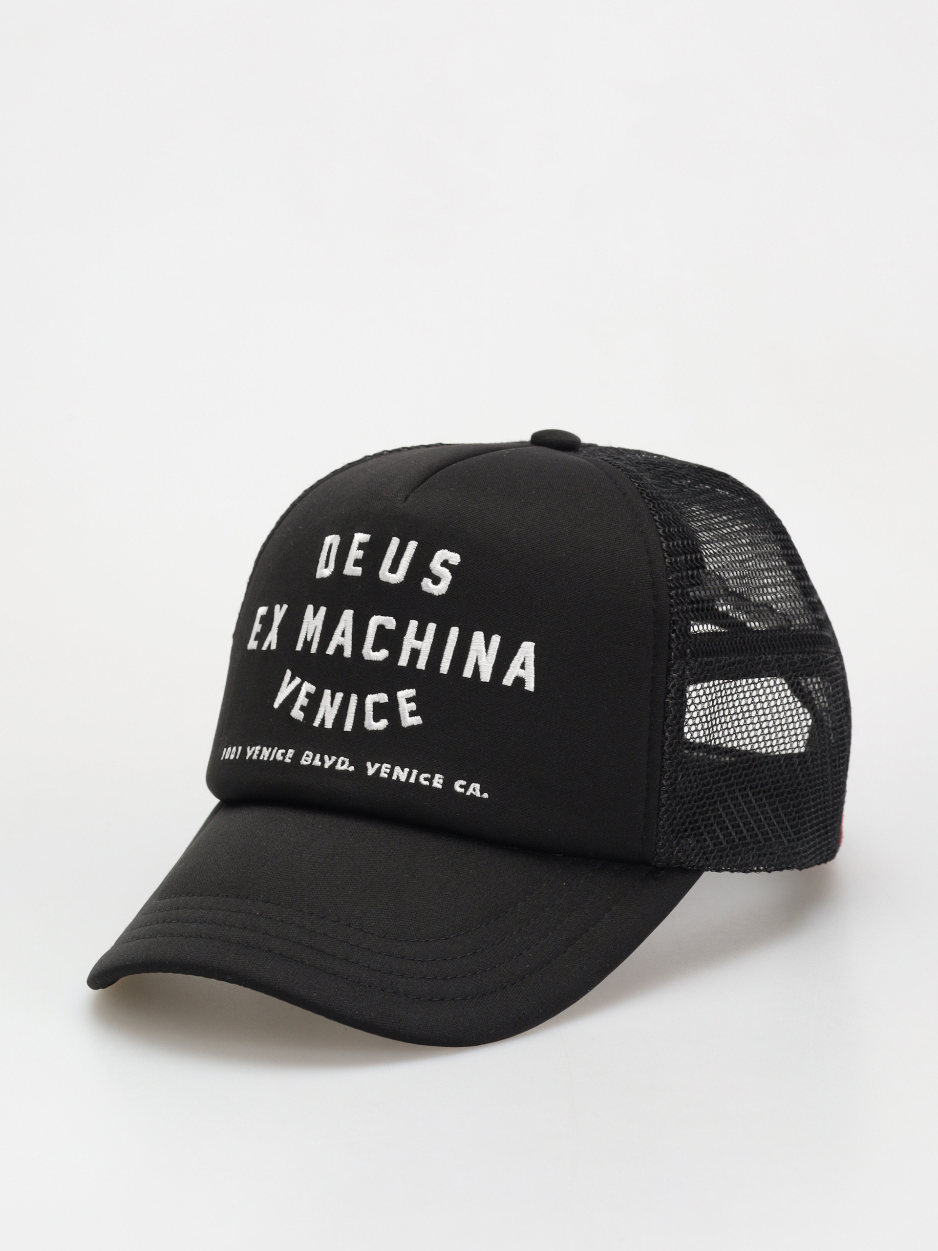 Czapka z daszkiem Deus Ex Machina Venice Address Trucker (black)