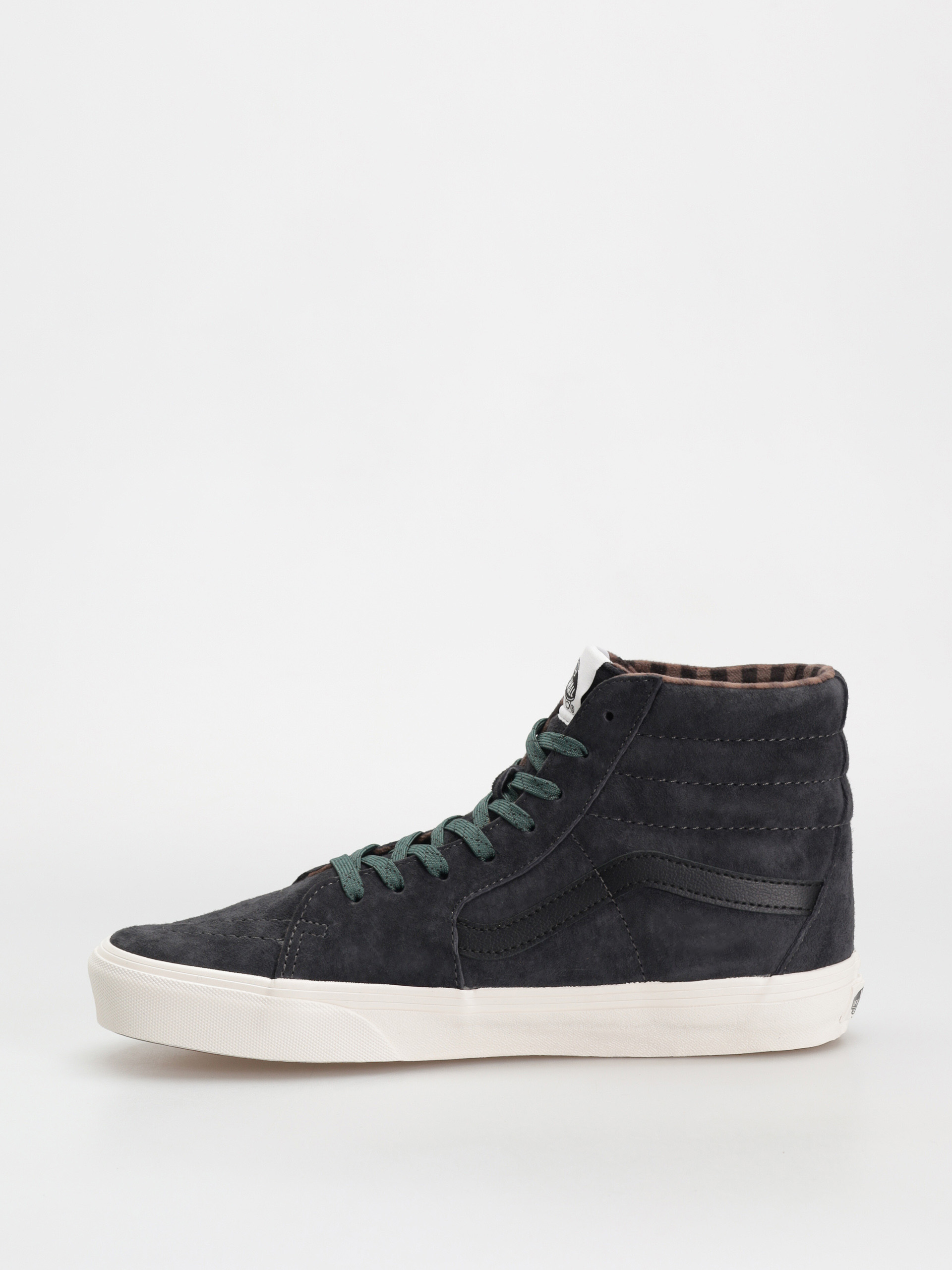 Buty Vans Sk8 Hi (pig suede plaid gray/black)