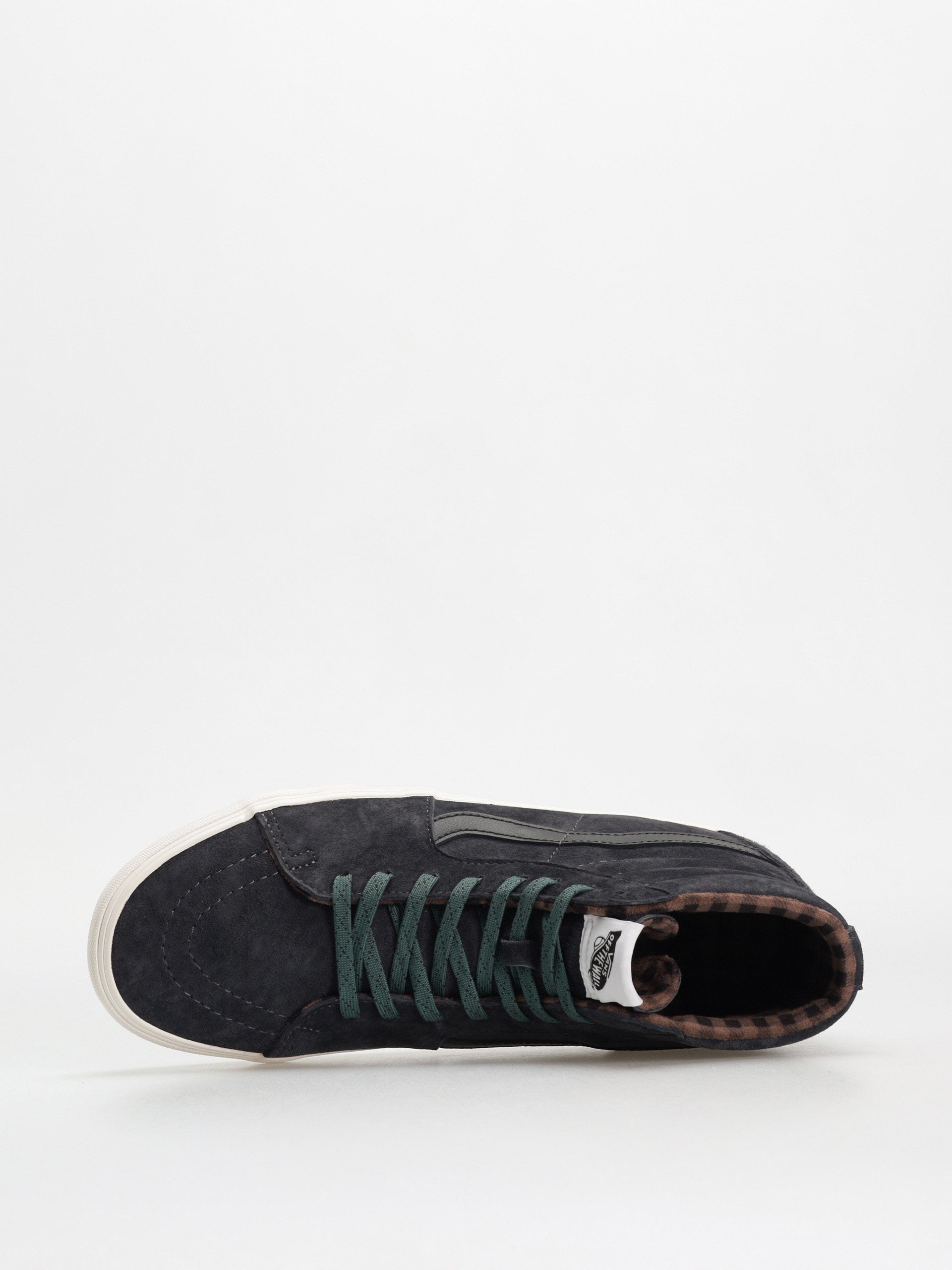 Buty Vans Sk8 Hi (pig suede plaid gray/black)