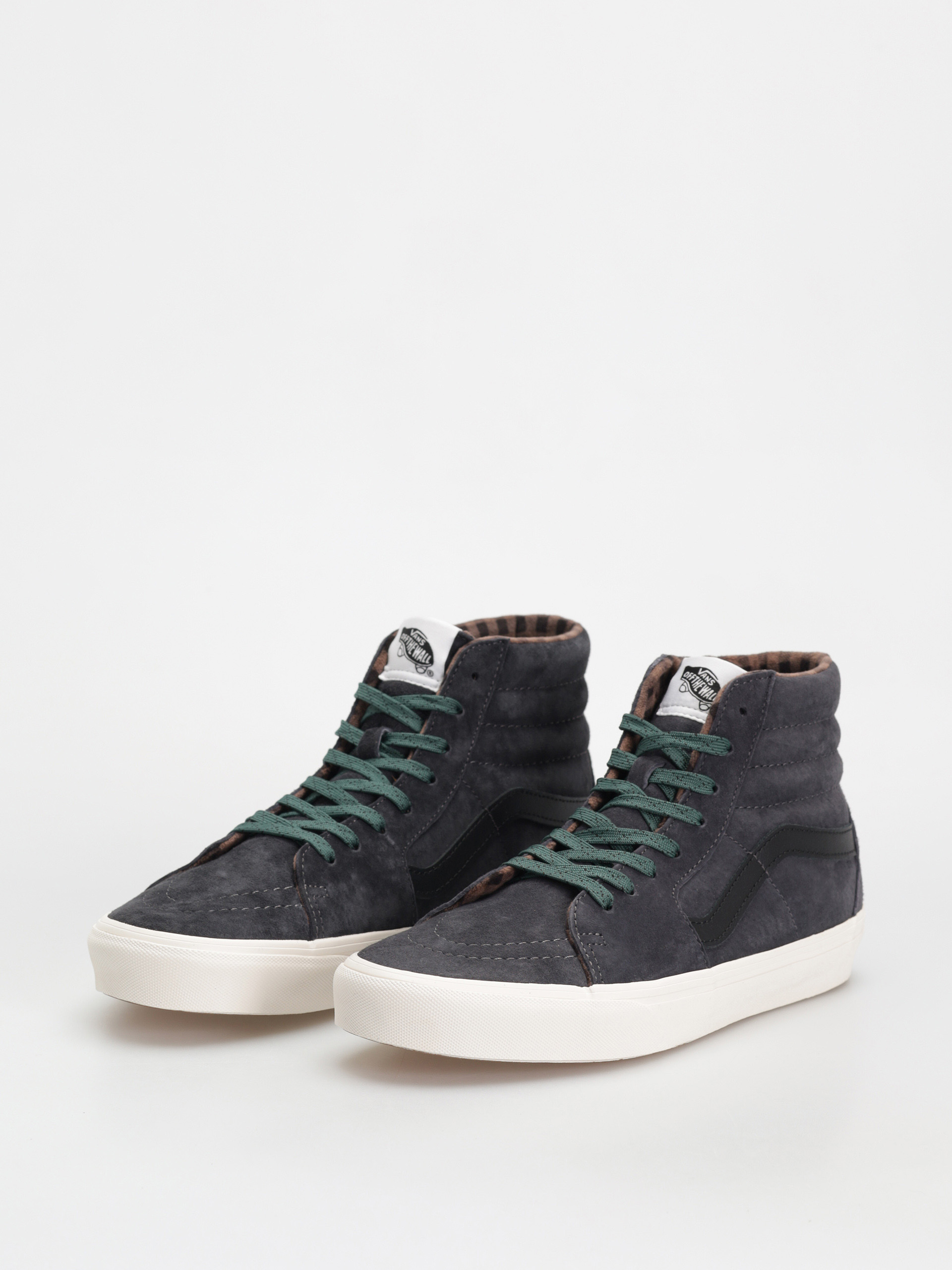 Buty Vans Sk8 Hi (pig suede plaid gray/black)