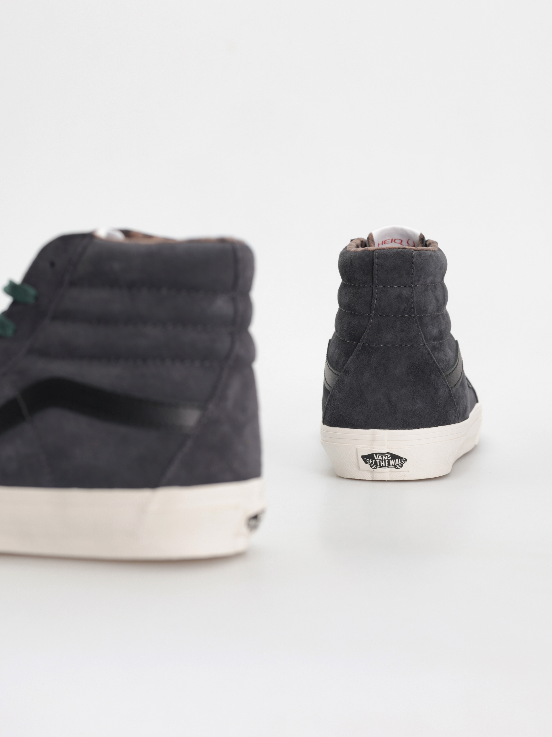 Buty Vans Sk8 Hi (pig suede plaid gray/black)