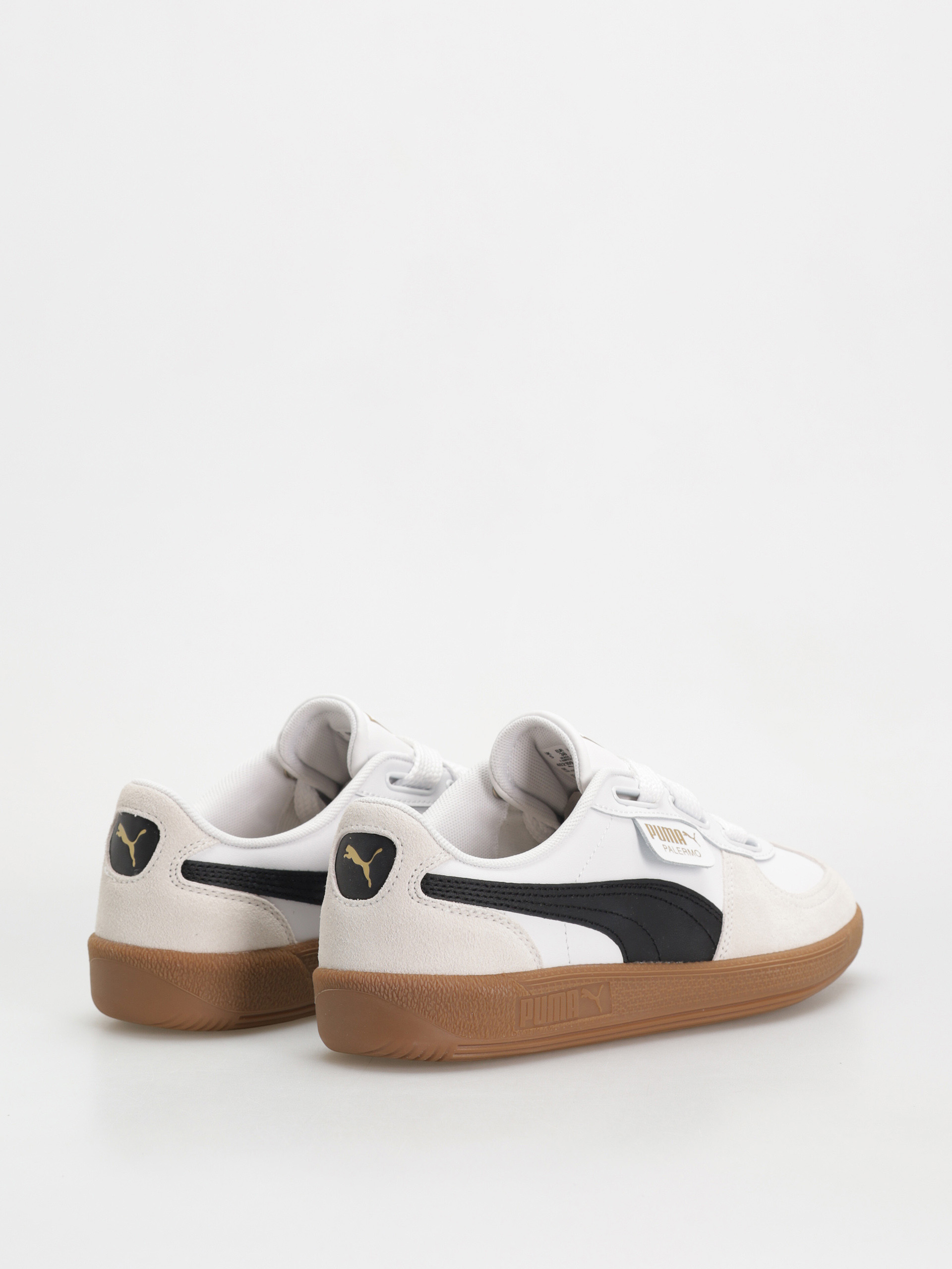 シューズ PUMA PALERMO WIDE LACE SD Buty Puma Palermo Wide Lace SD - czarny (puma black puma white)