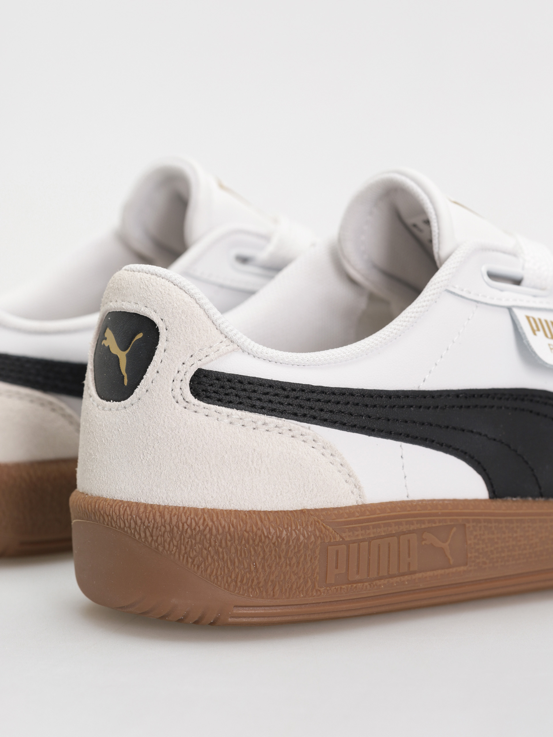 Buty Puma Palermo Wide Lace SD - biały (puma white puma black)