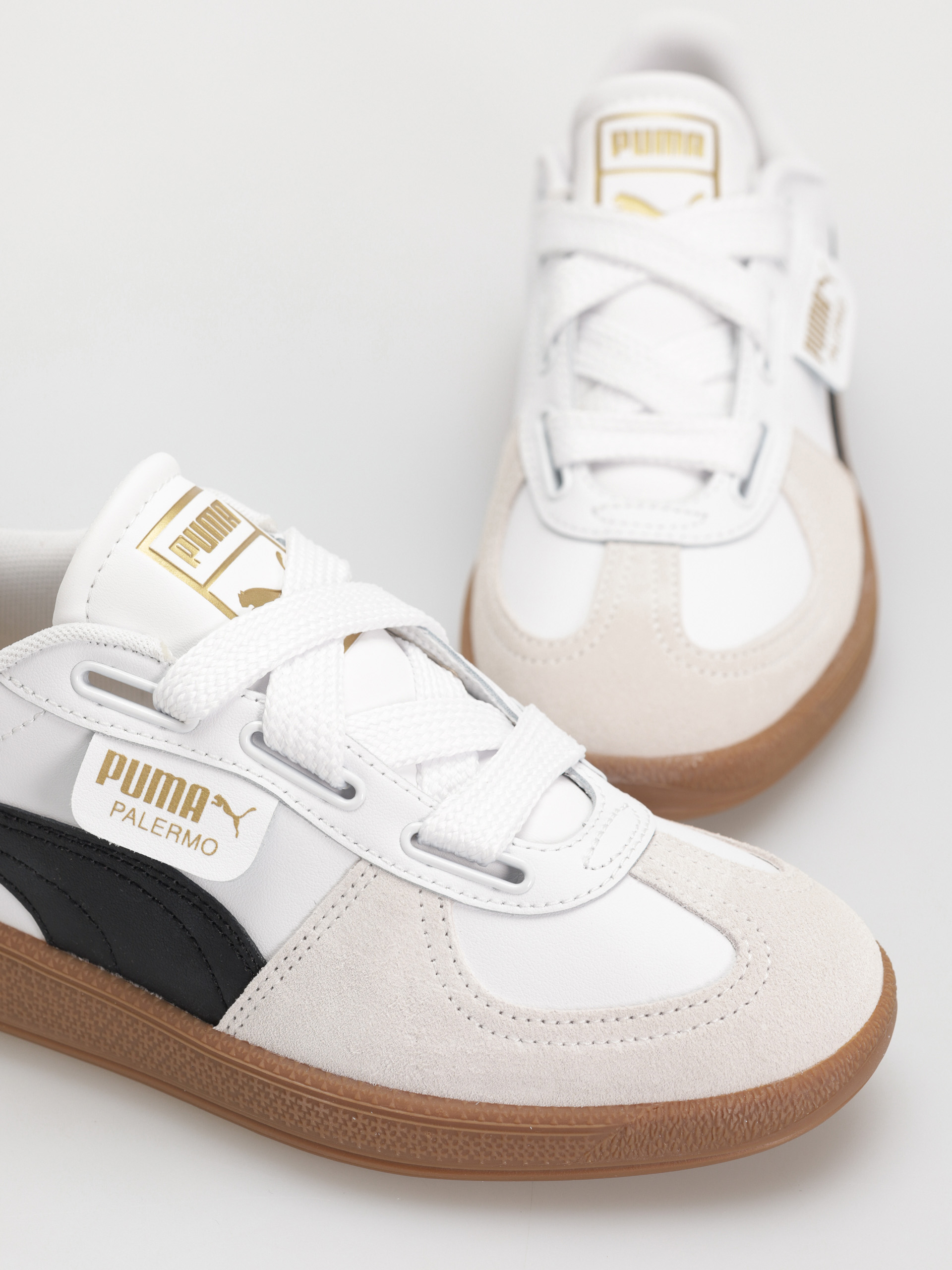 Buty Puma Palermo Wide Lace SD (puma white puma black)