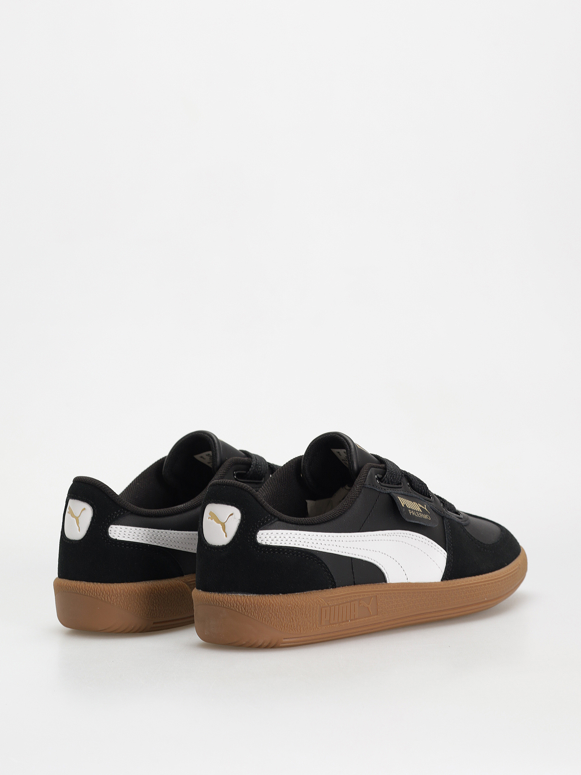 Buty Puma Palermo Wide Lace SD - czarny (puma black puma white)