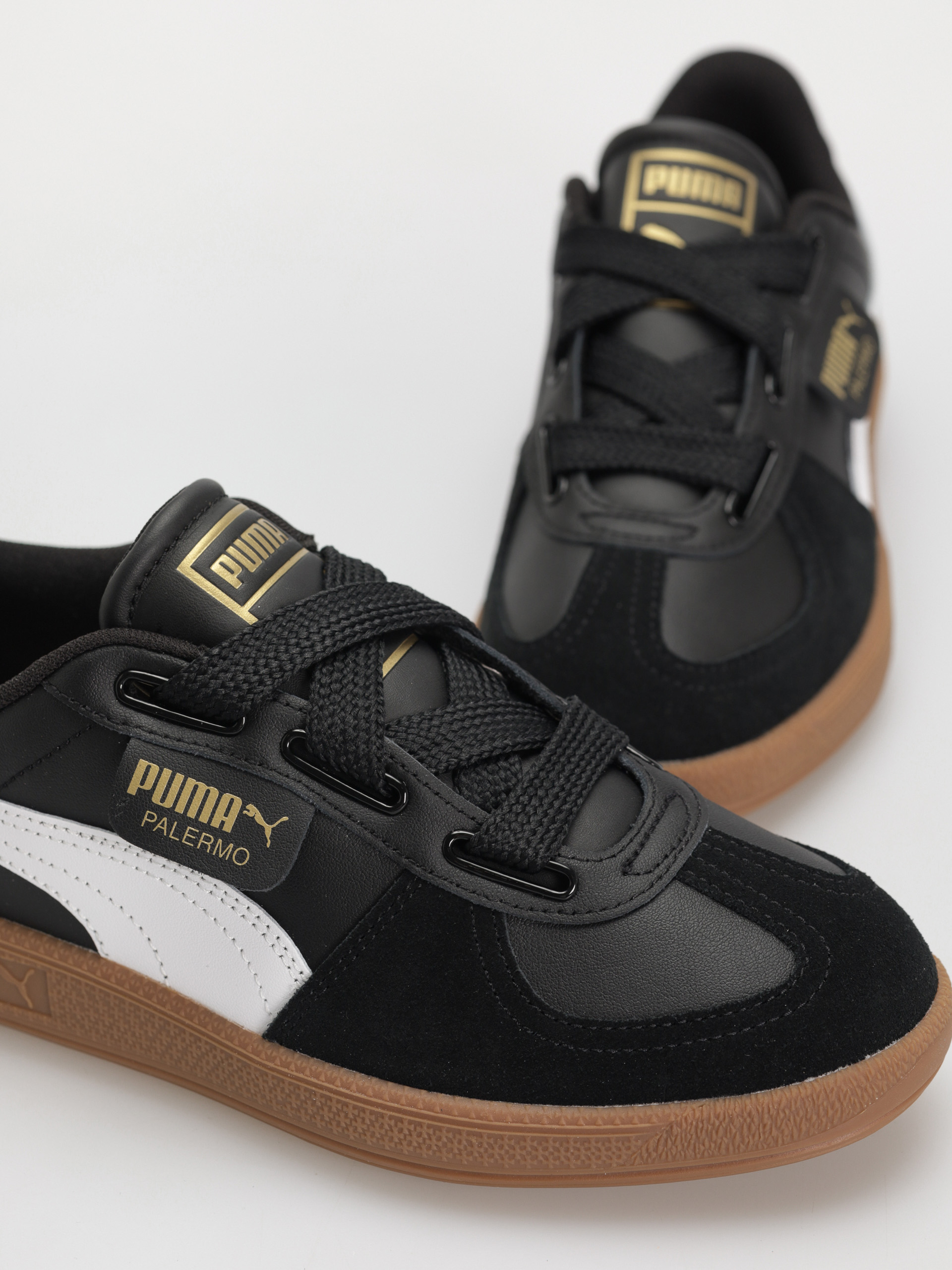 Buty Puma Palermo Wide Lace SD (puma black puma white)