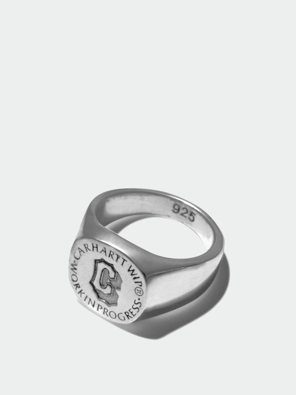 Sygnet Carhartt WIP Varsity Signet Ring (silver)