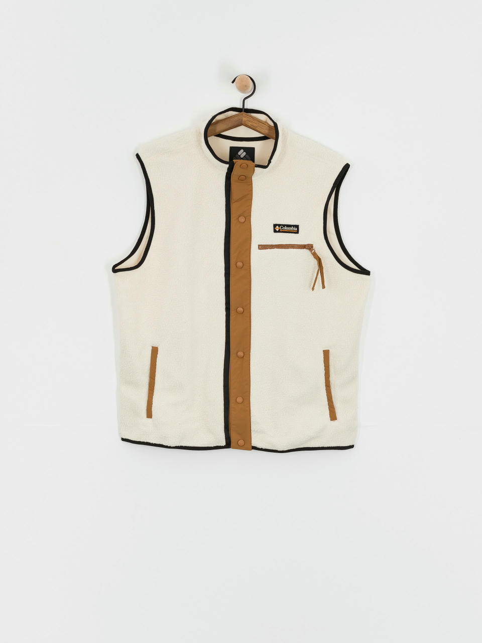 Męski Polar Columbia Helvetia II Vest (chalk)