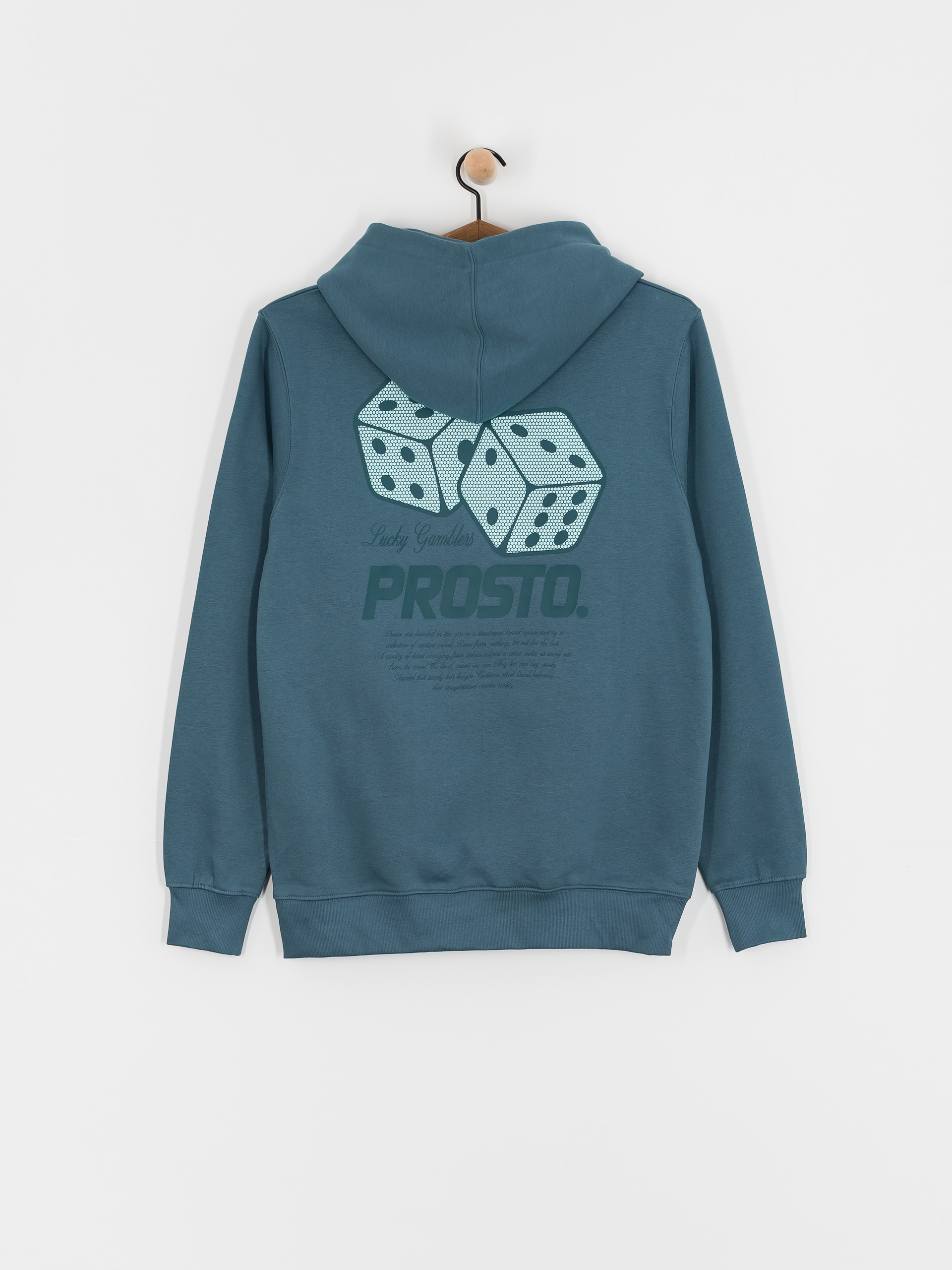 Bluza z kapturem Prosto Gamblers HD (blue)