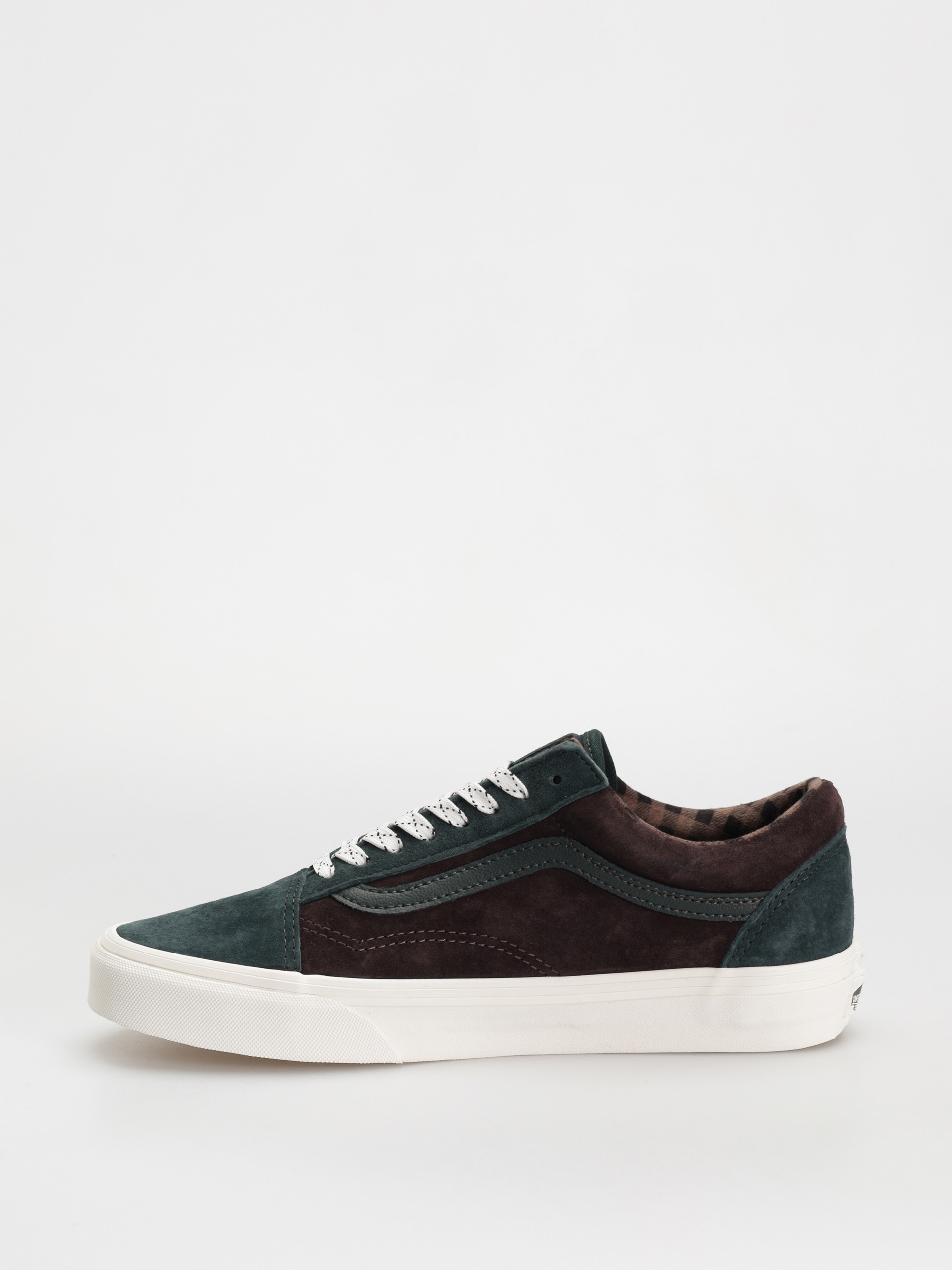 Buty Vans Old Skool (pig suede plaid scarab)