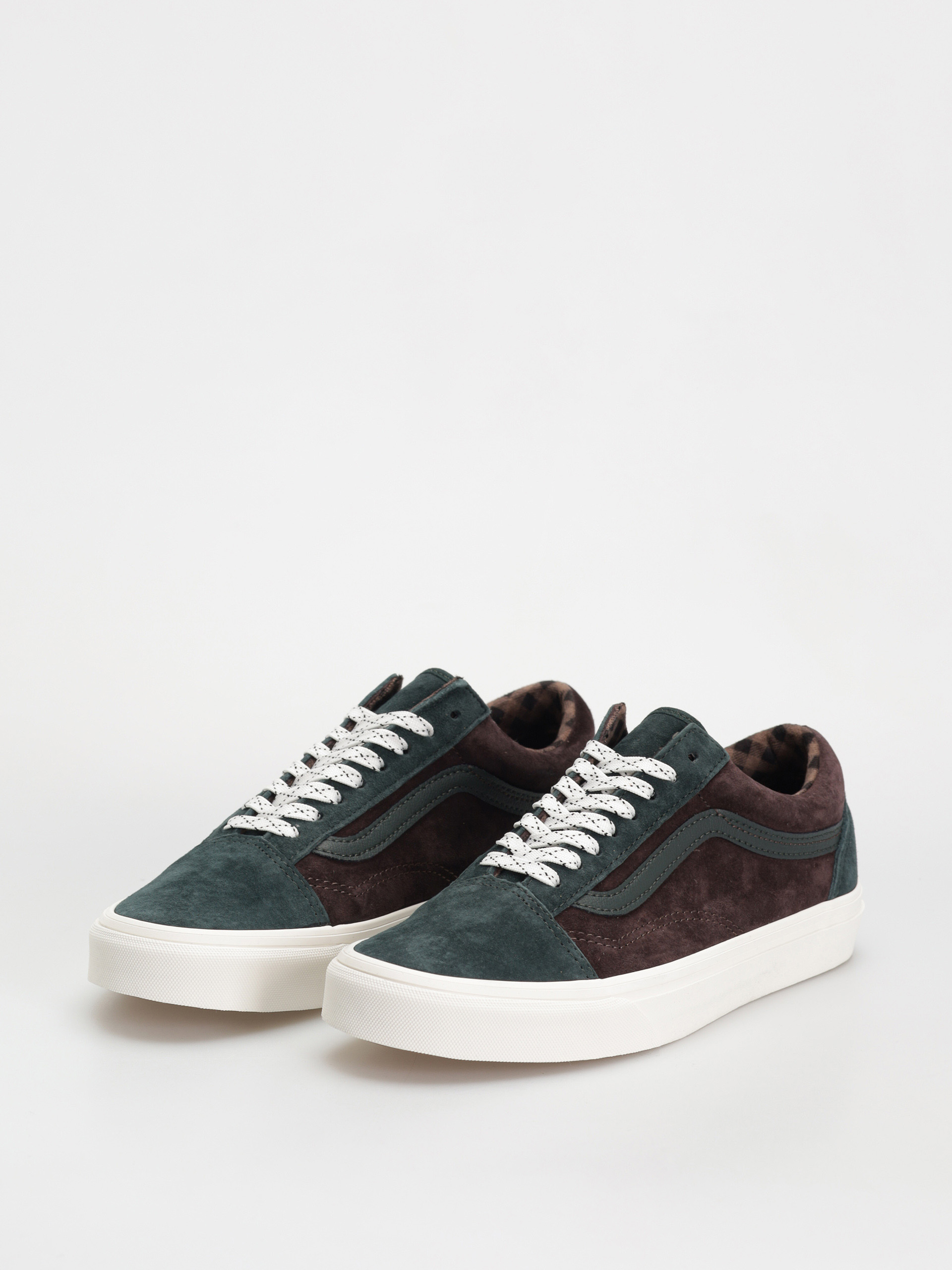 Buty Vans Old Skool (pig suede plaid scarab)