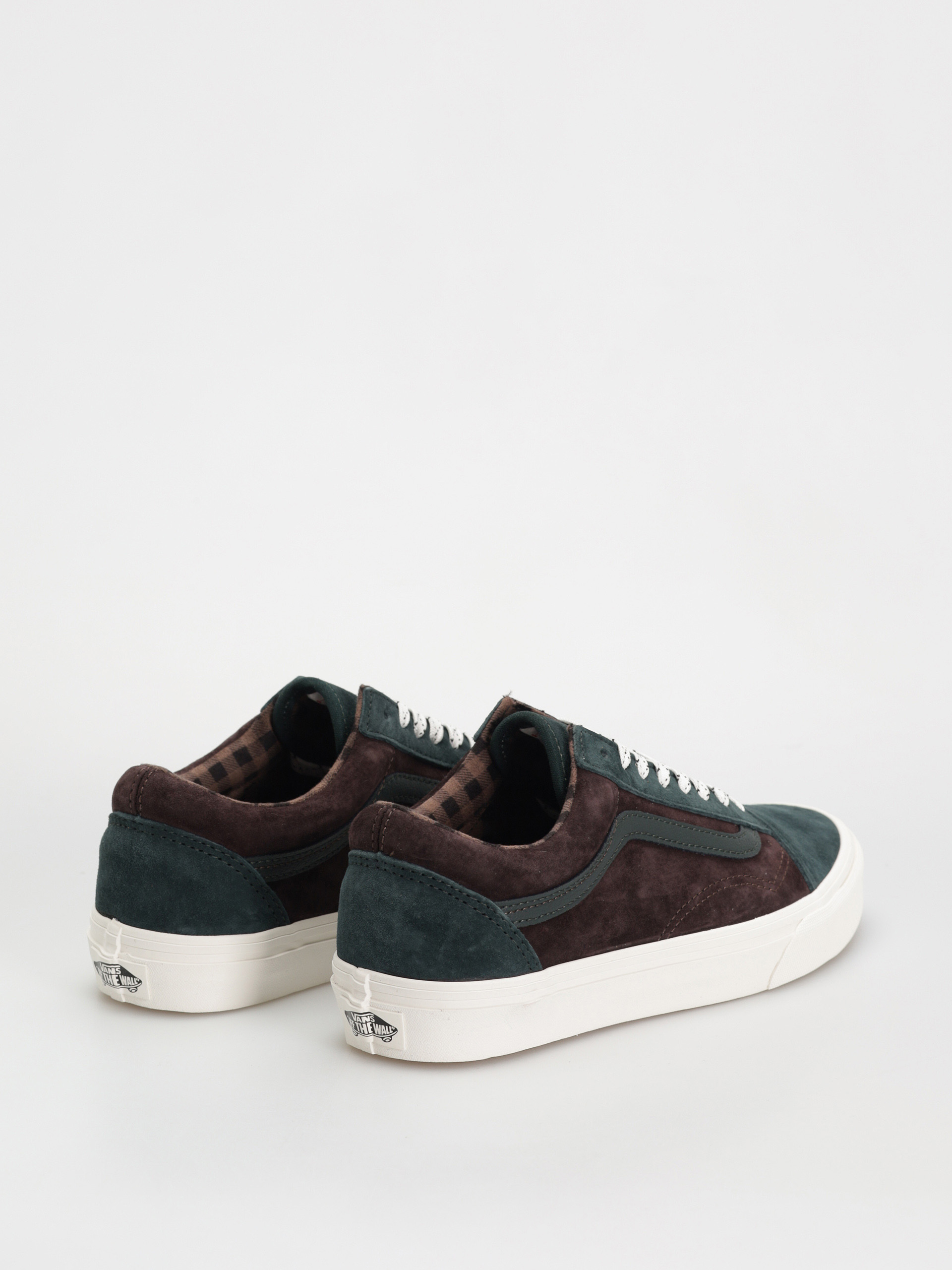 Buty Vans Old Skool (pig suede plaid scarab)
