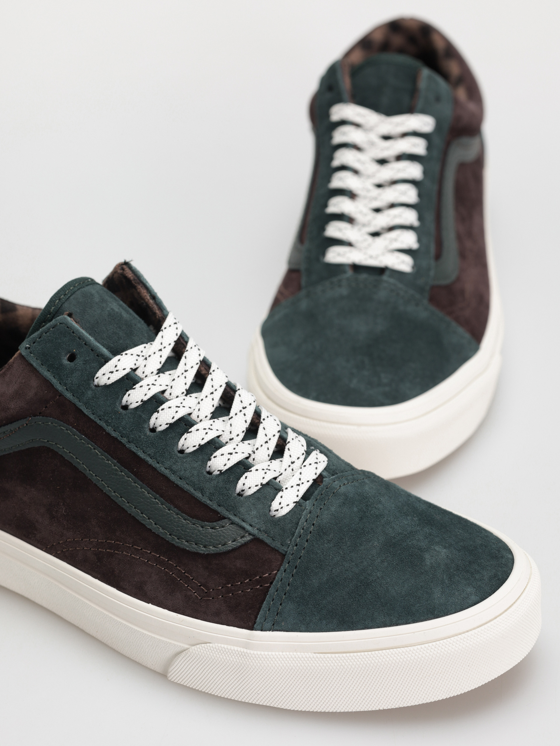 Buty Vans Old Skool (pig suede plaid scarab)