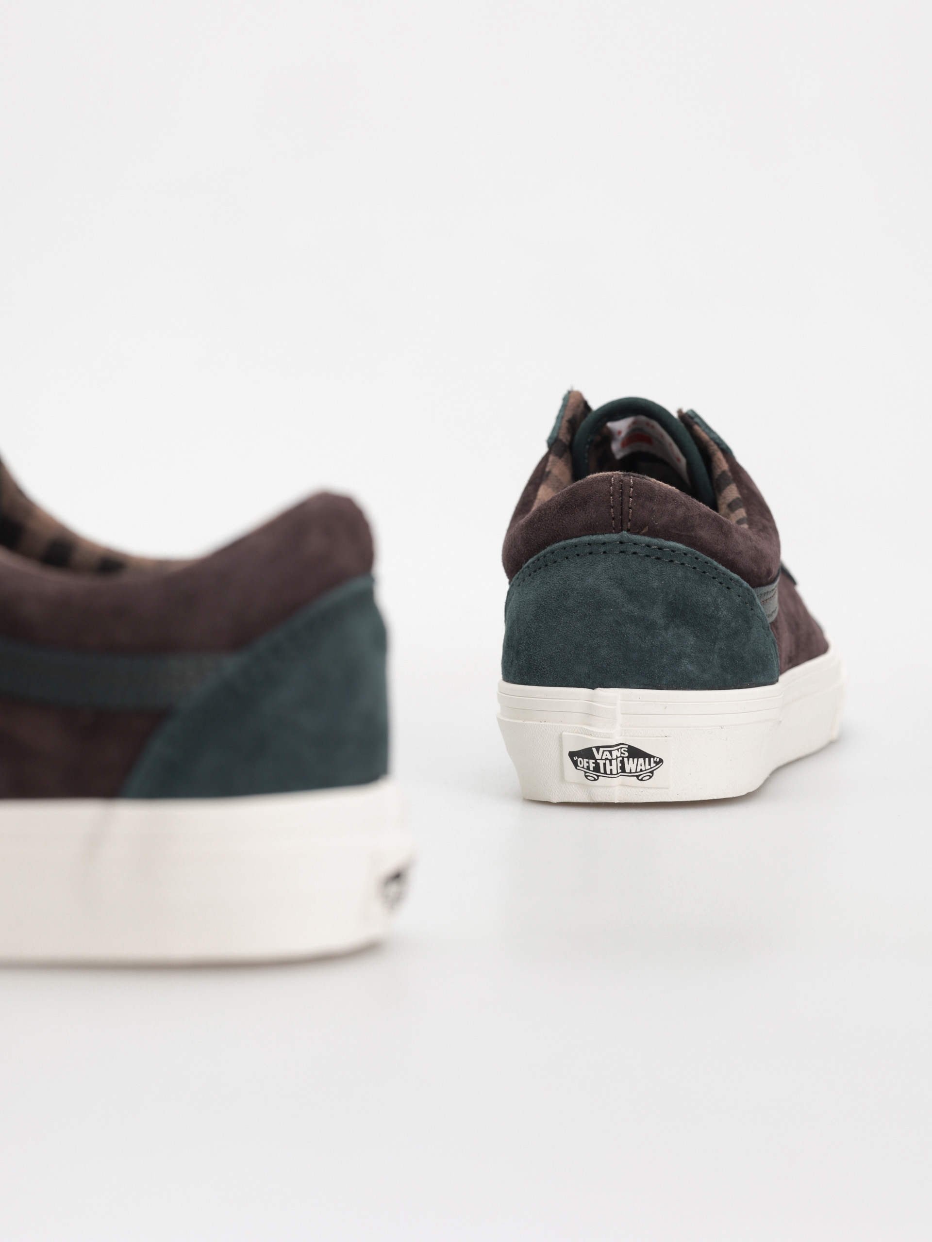 Buty Vans Old Skool (pig suede plaid scarab)