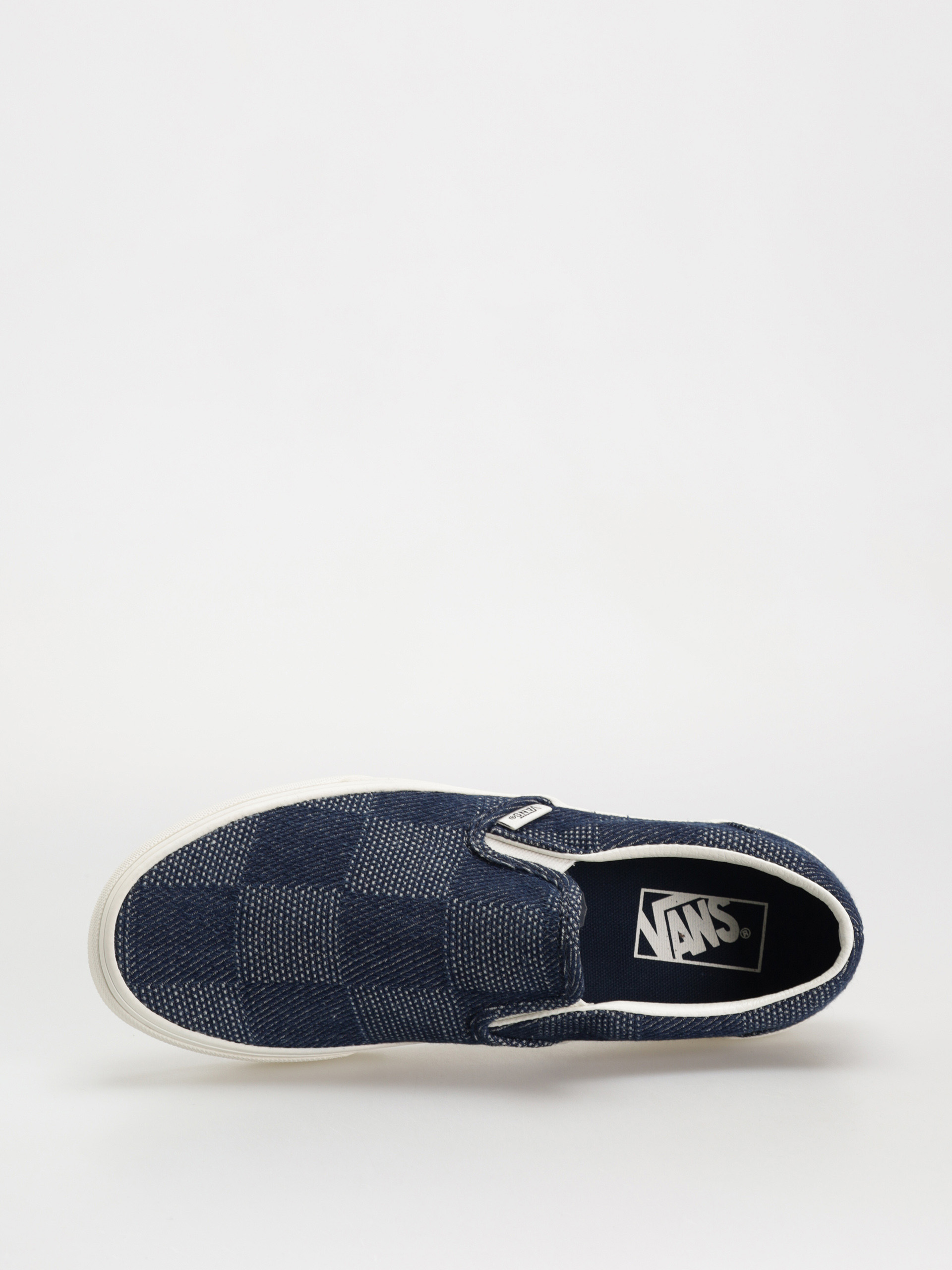 Buty Vans Classic Slip On (denim check navy)