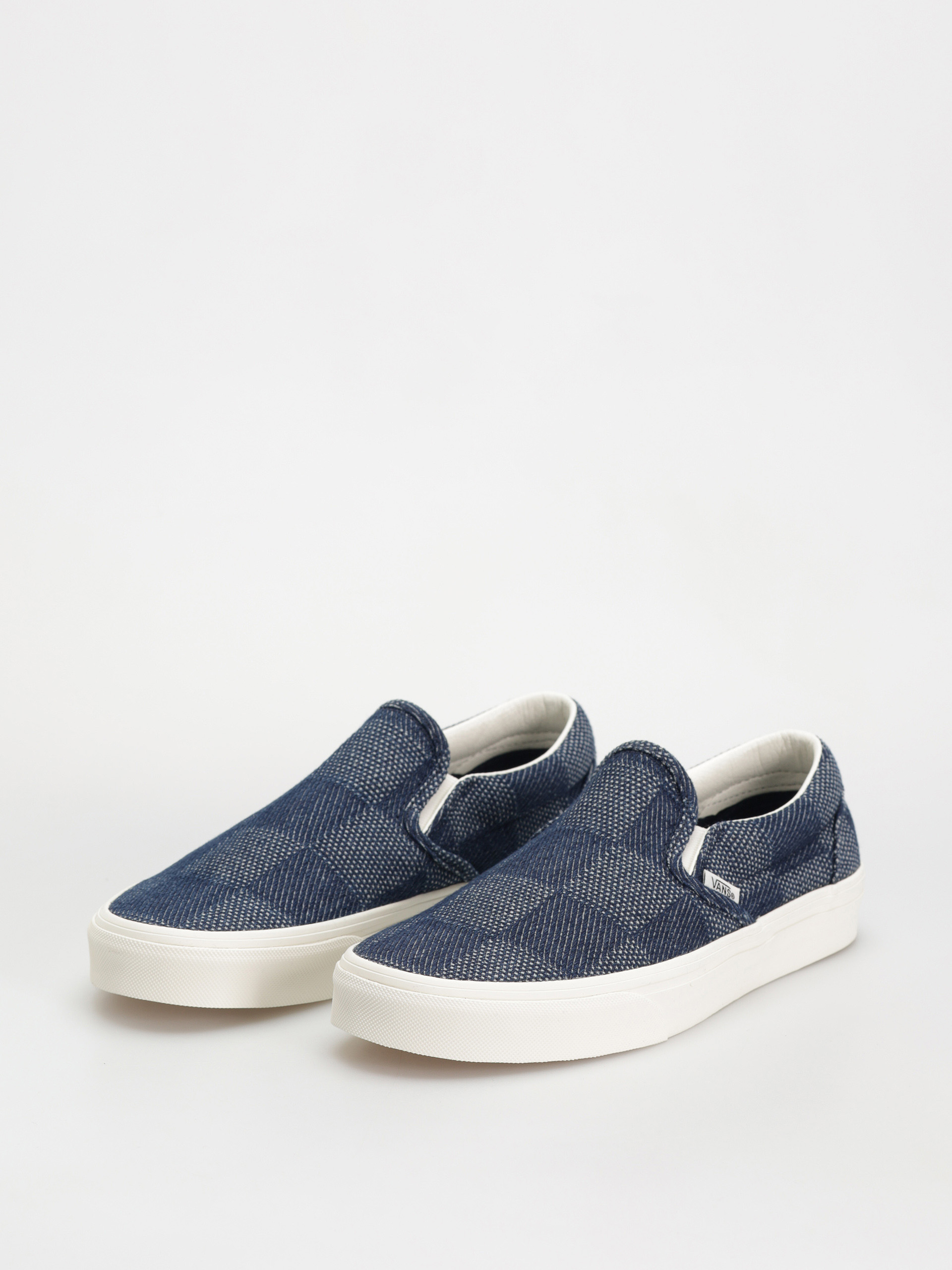 Buty Vans Classic Slip On (denim check navy)