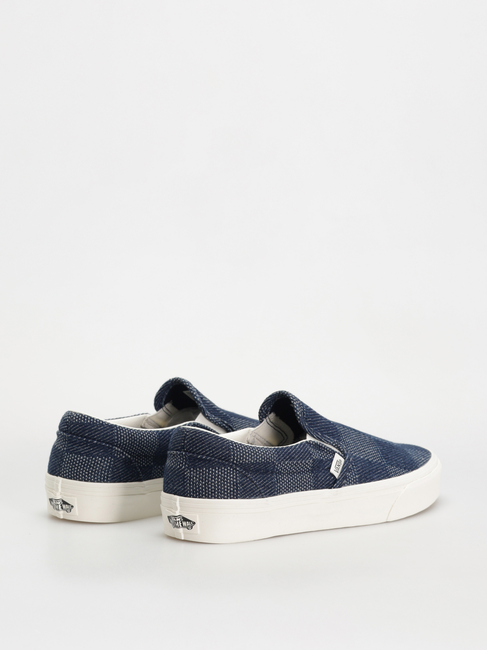 Buty Vans Classic Slip On (denim check navy)