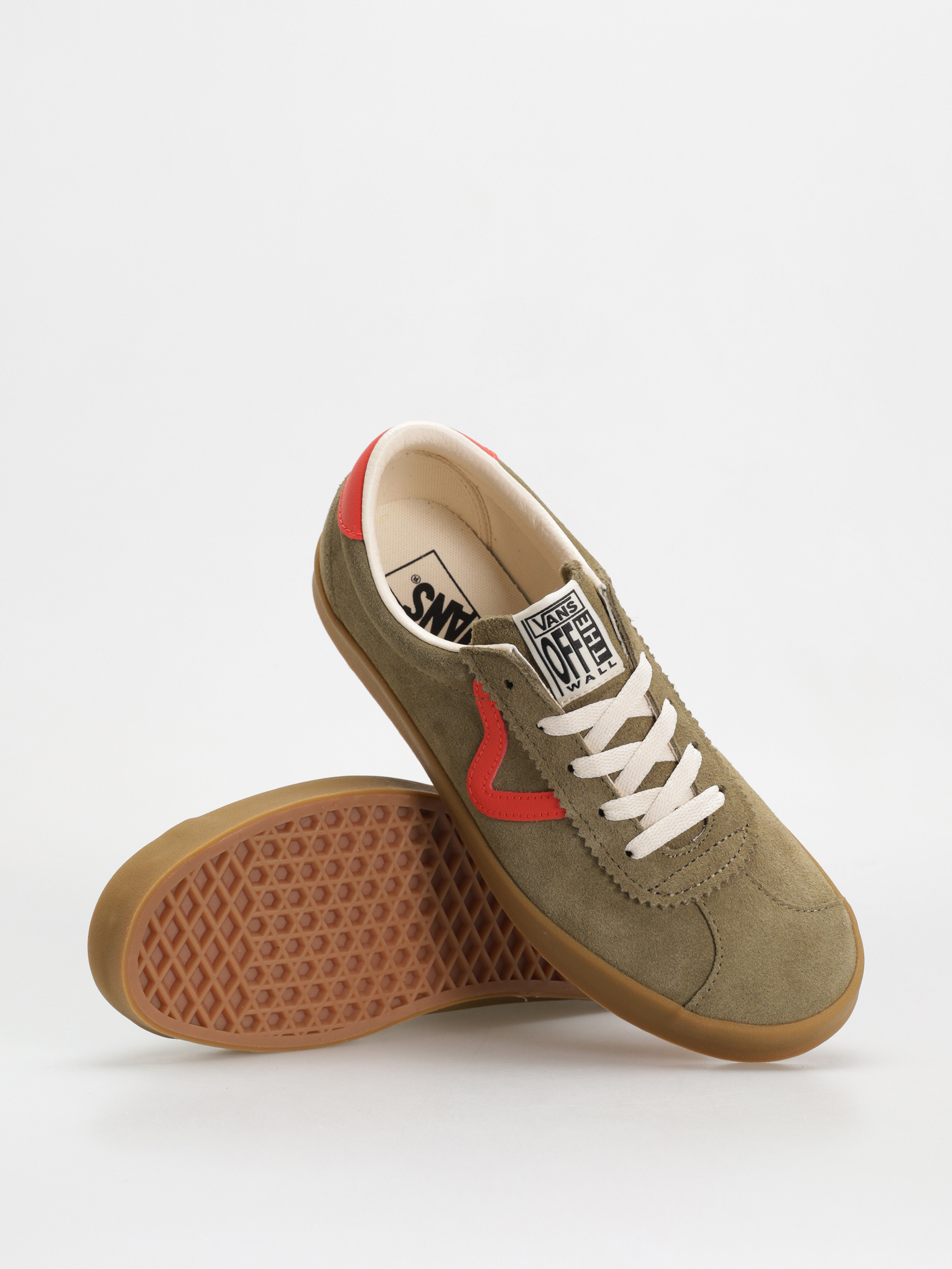 Buty Vans Sport Low (gum pop olive/red)