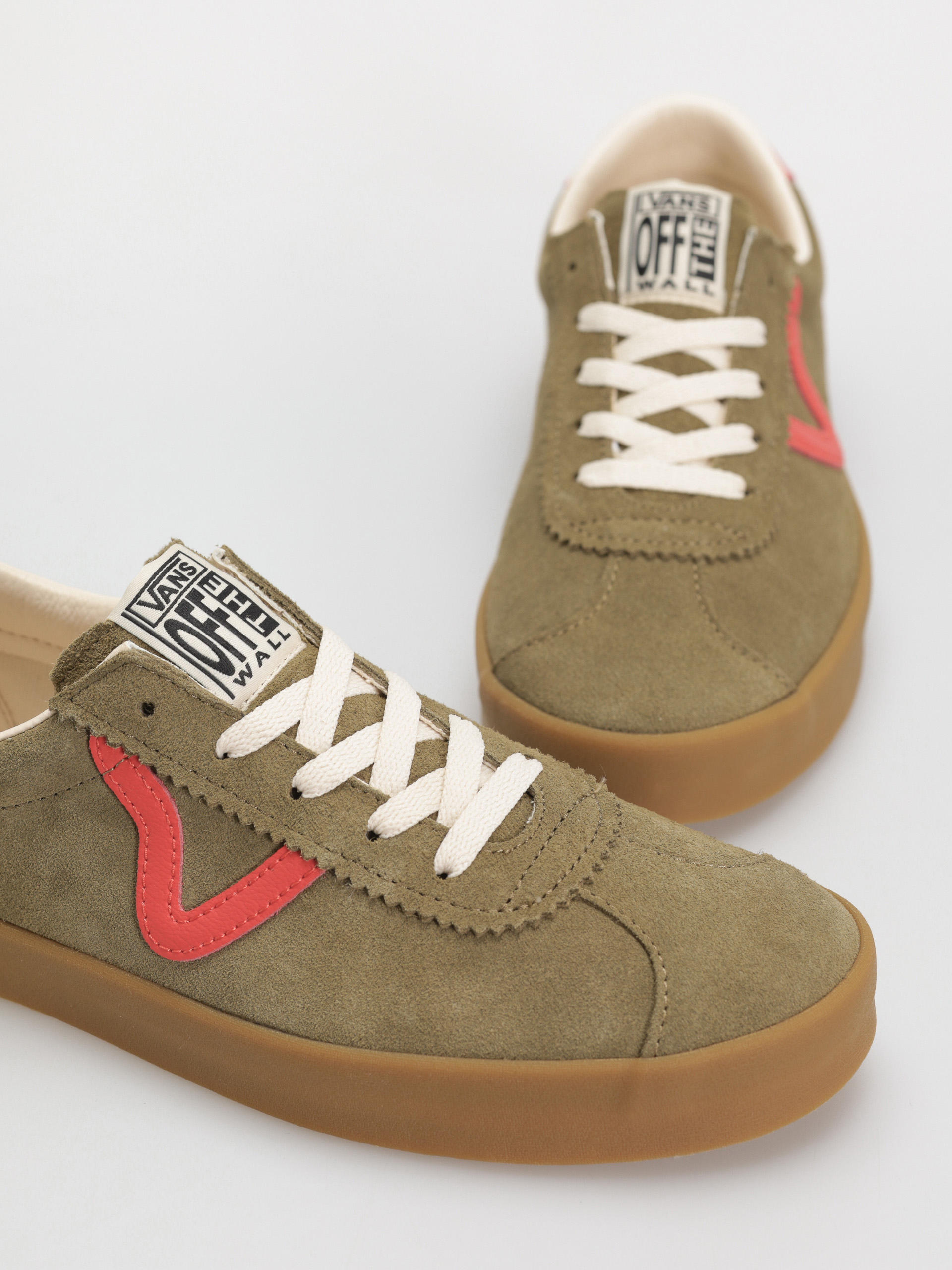 Buty Vans Sport Low (gum pop olive/red)