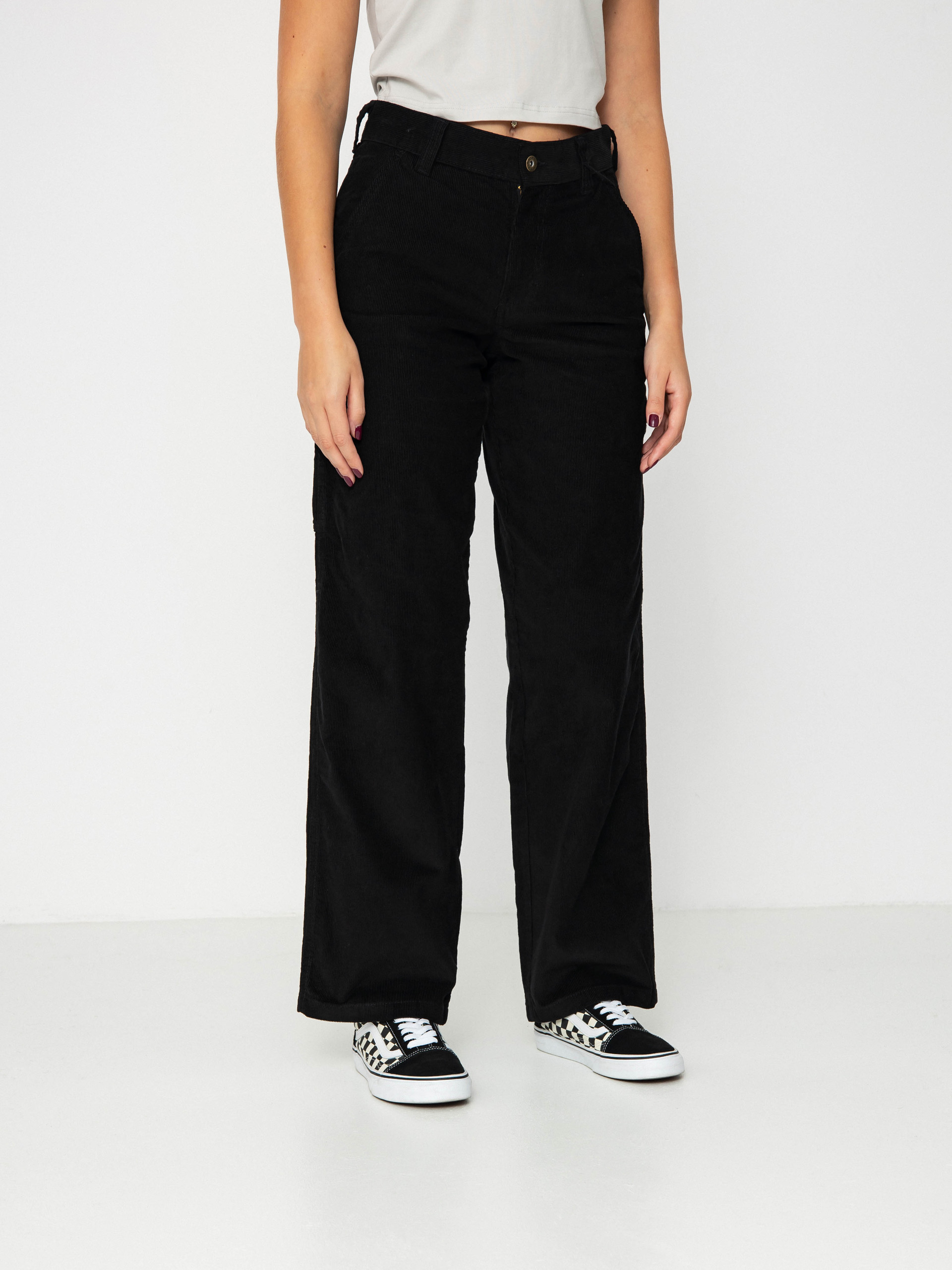 Spodnie Dickies Corduroy Carpenter Wmn (black)